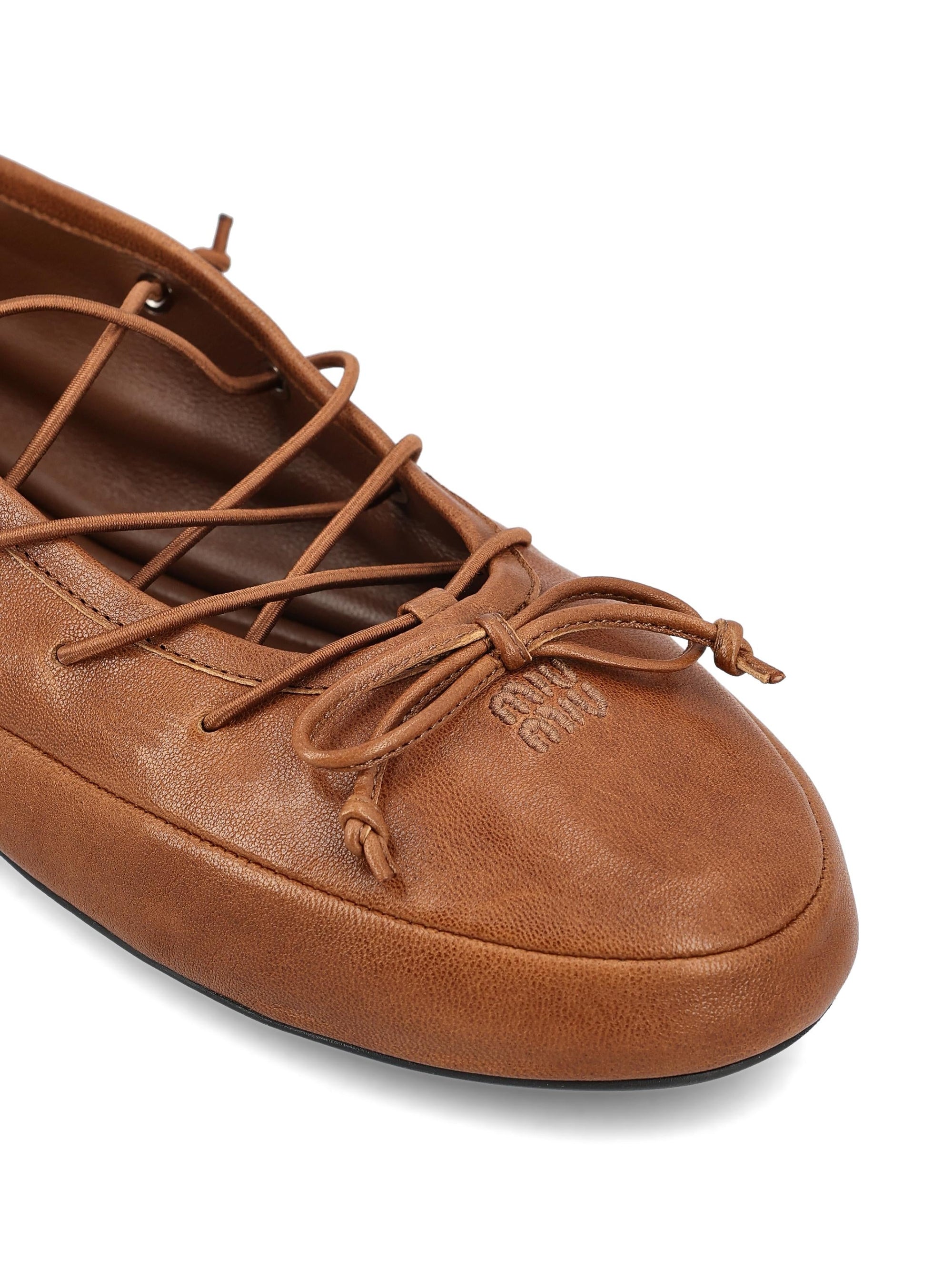 Leather Ballerinas Miu miu оригінал – Купити в Україні – збільшений вид