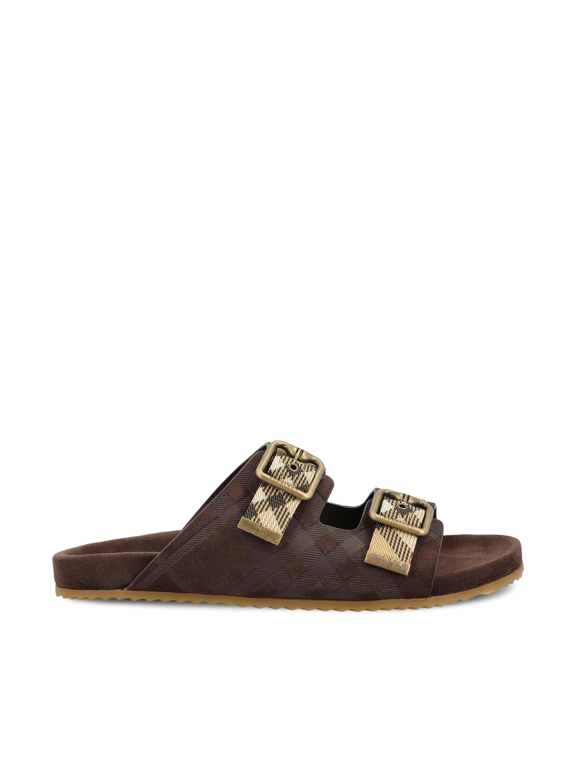 Urchin Suede Leather Sandals Burberry оригінал – Купити в Україні – боковий вид