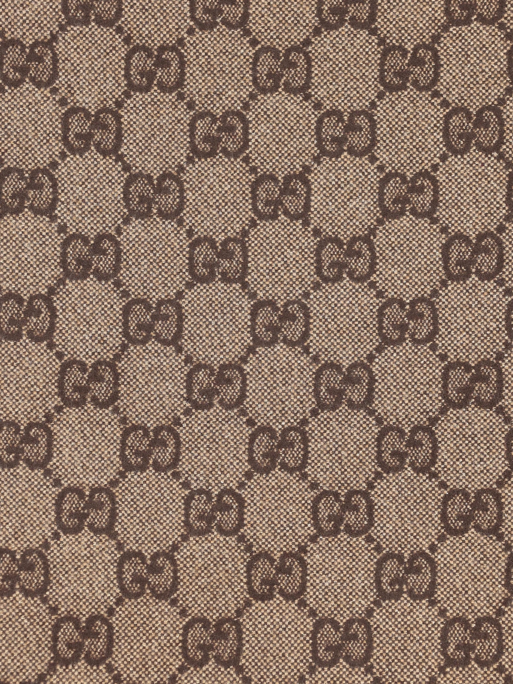 Sciarpa In Cashmere Gucci – Гарантія оригінальності – вид ззаду