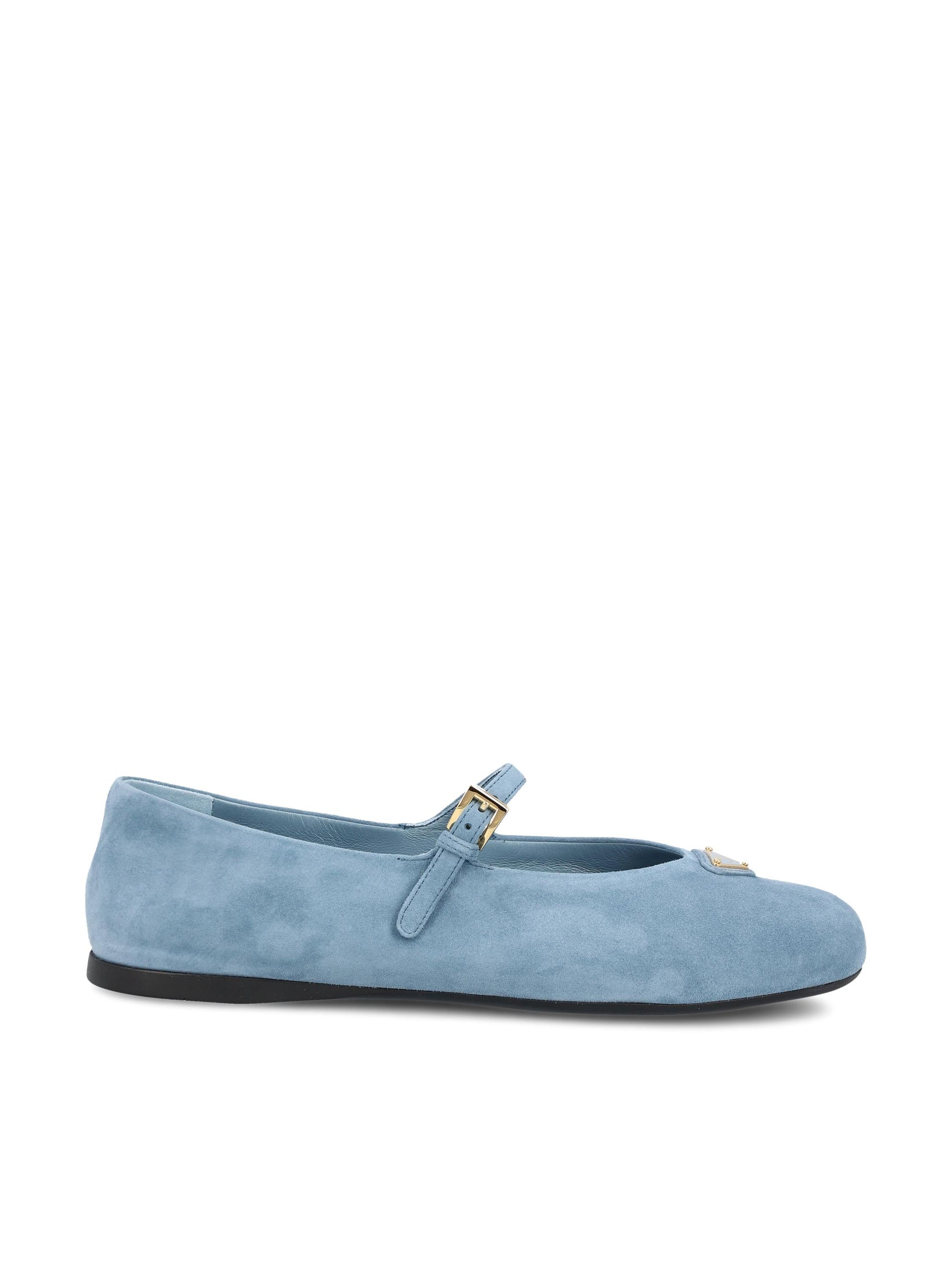 Оригінальна Leather Ballerinas Prada – боковий вид
