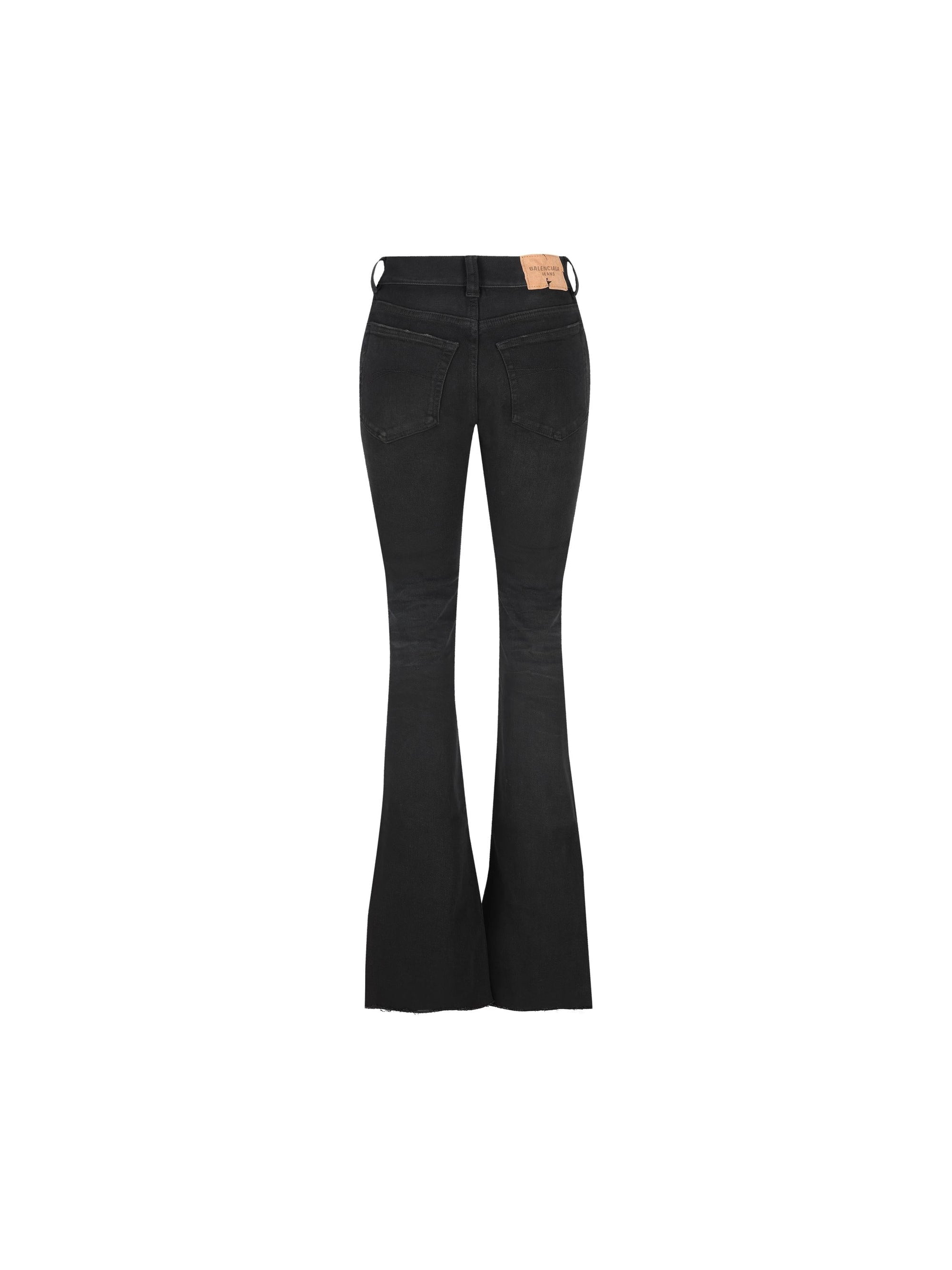 Slim Fit Bootcut Pants Balenciaga – Гарантія оригінальності – вид ззаду - BALENCIAGA