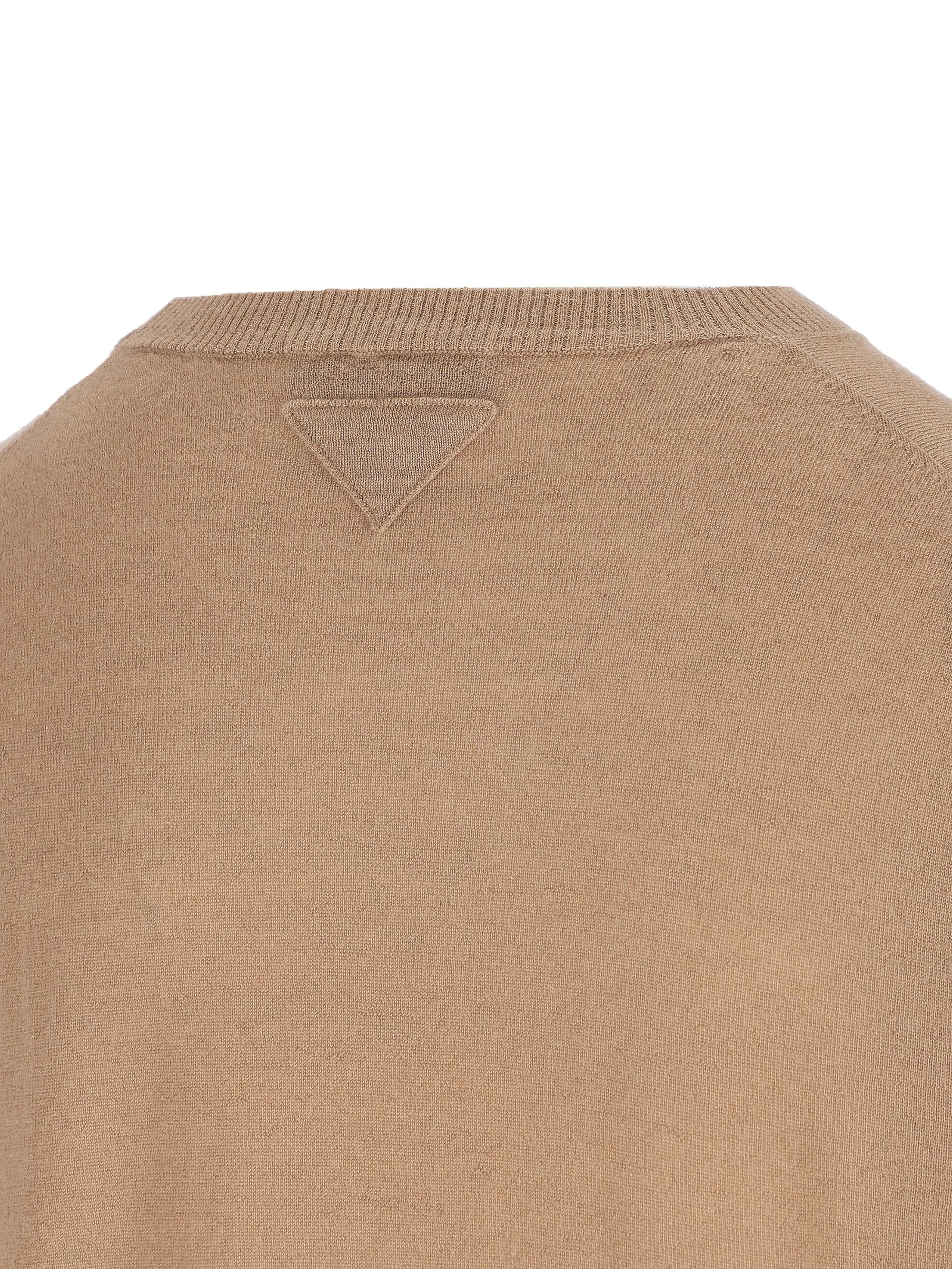 Short Sleeve Cashmere Sweater Prada – Гарантія оригінальності – детальний вид