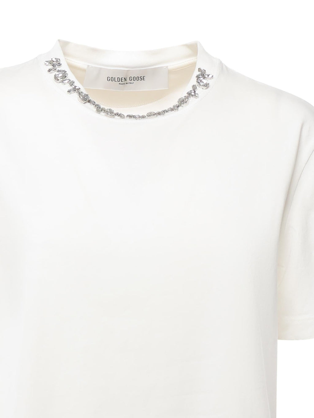 T-Shirt Con Cristalli Golden goose – Гарантія оригінальності – вид ззаду