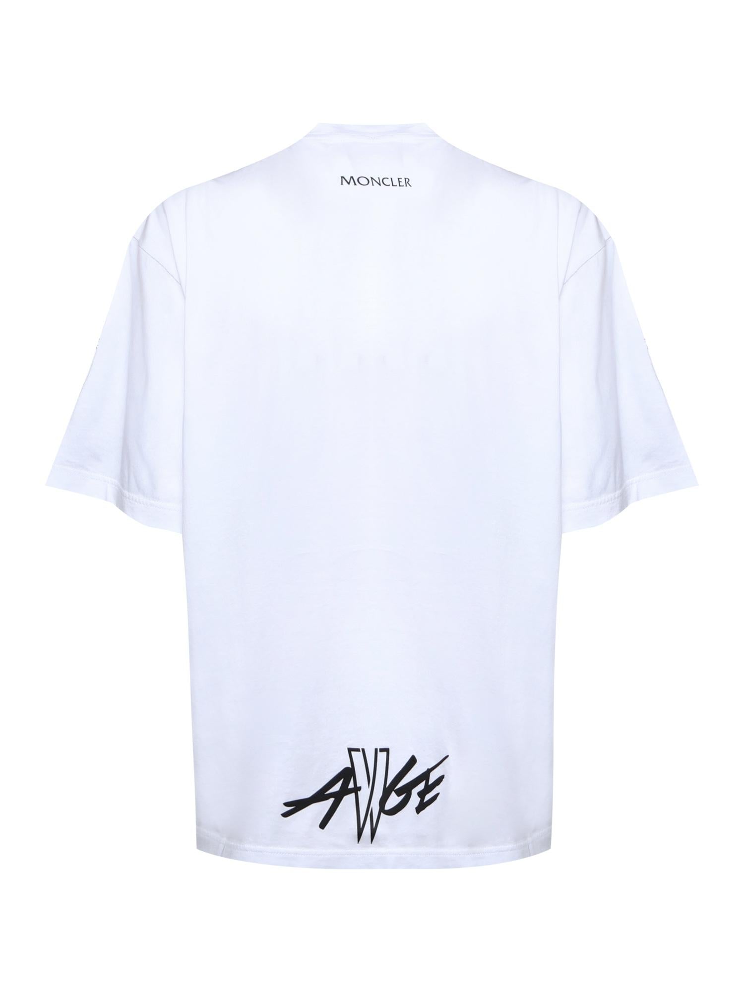 Оригінальна T-Shirt Moncler X A$ap Rocky In Cotone Moncler – детальний вид