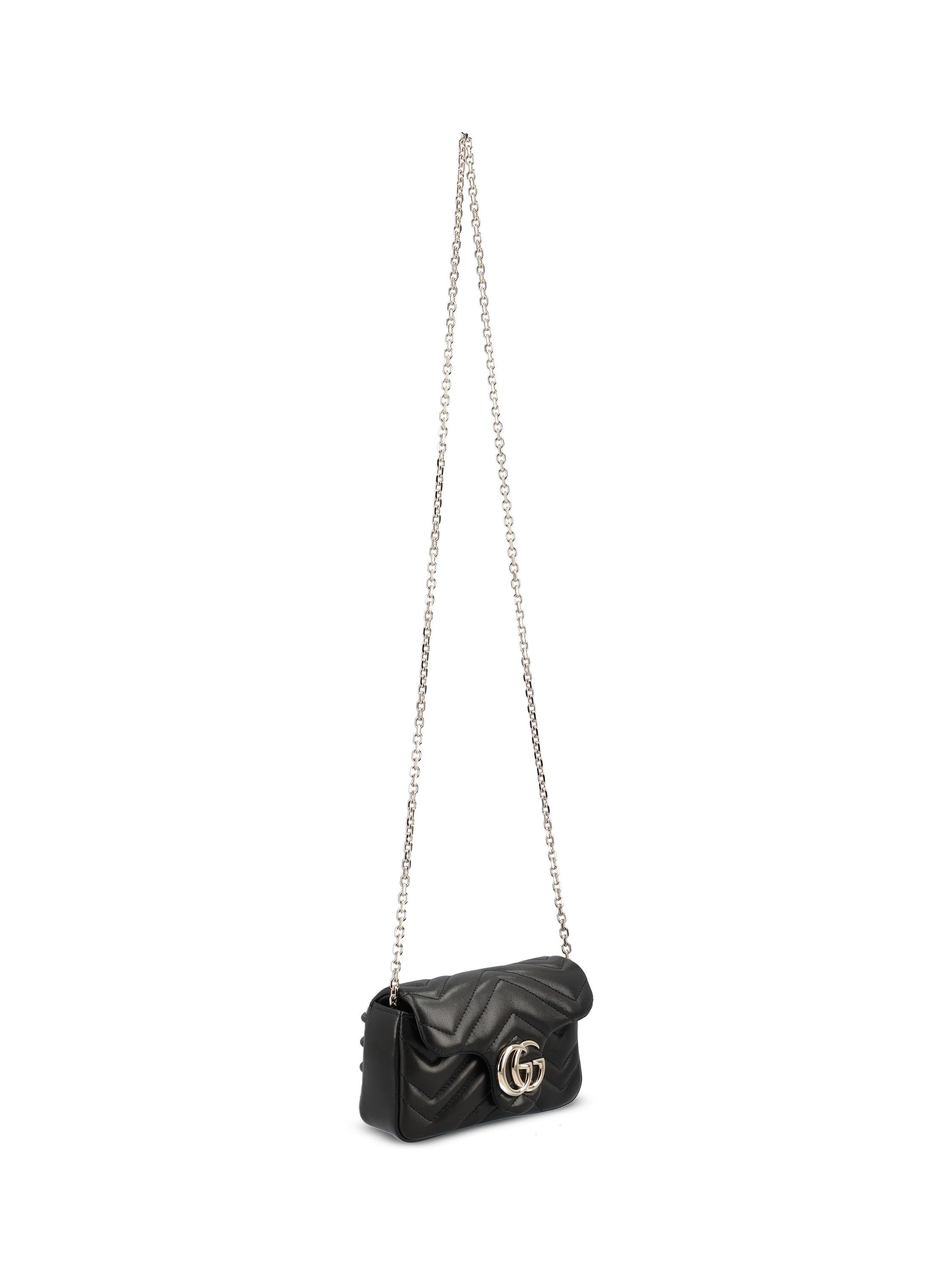 Mini Borsa A Spalla Gg Marmont Gucci – Гарантія оригінальності – детальний вид