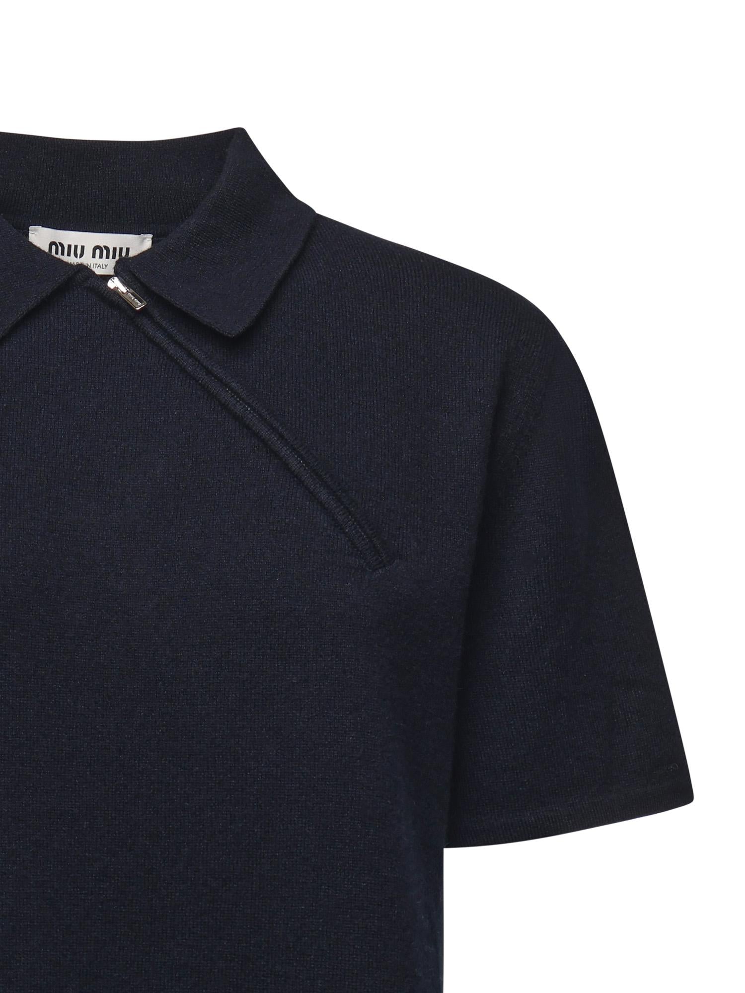 Polo In Cashmere Miu miu – Гарантія оригінальності – вид ззаду
