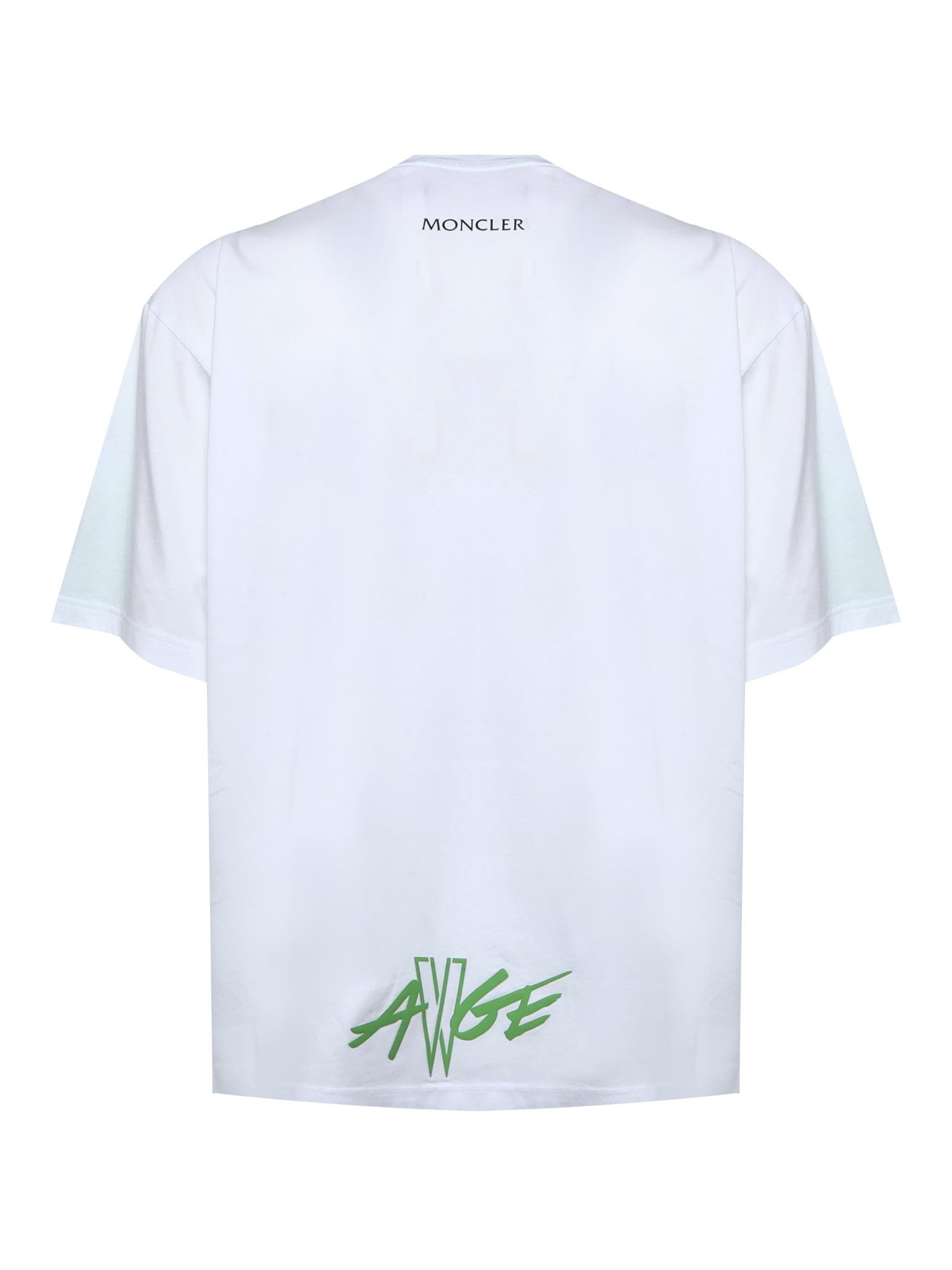 Оригінальна T-Shirt Moncler X A$ap Rocky In Cotone Moncler – детальний вид