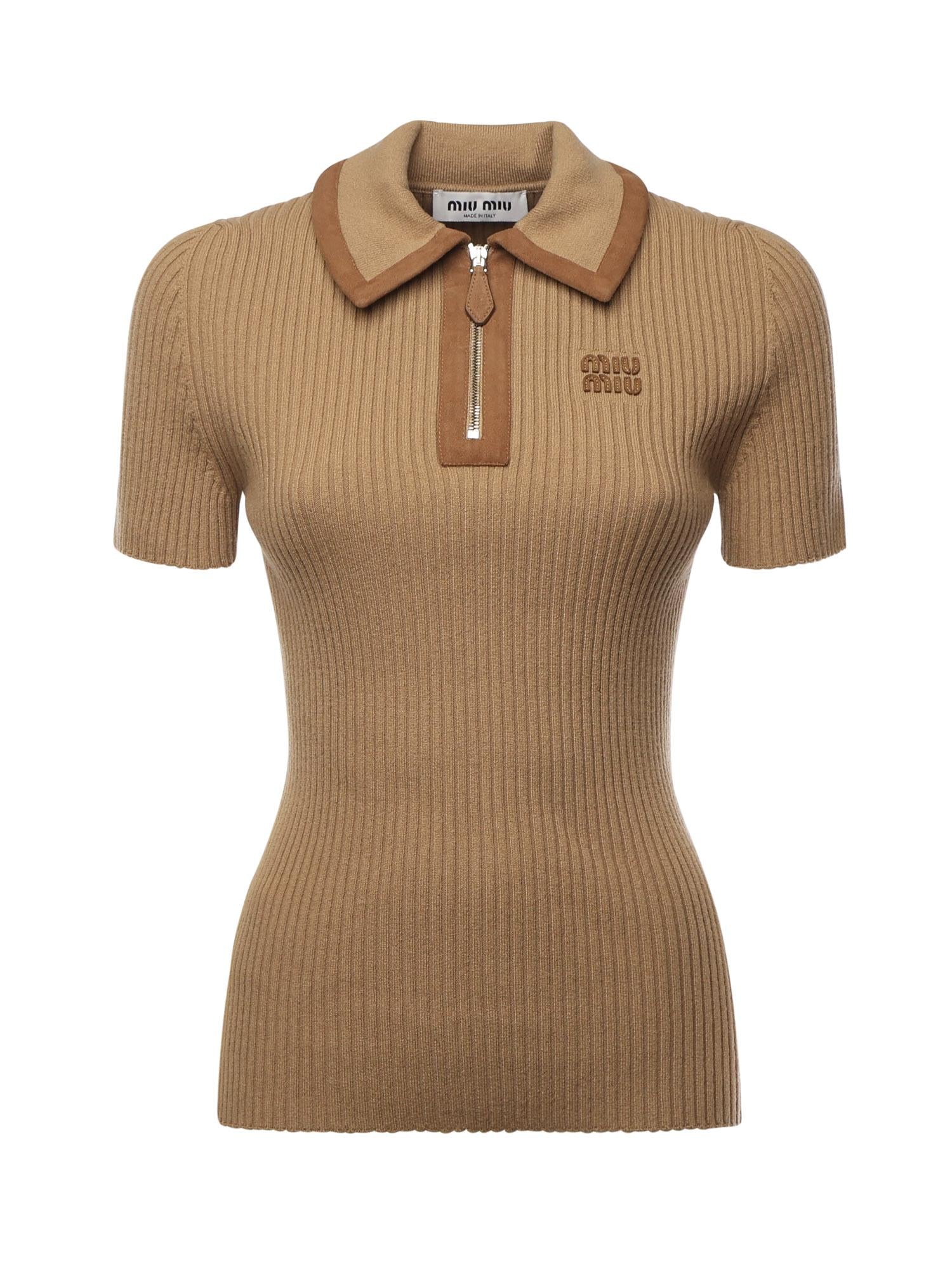 Оригінальна Polo In Cashmere A Coste Miu miu – боковий вид