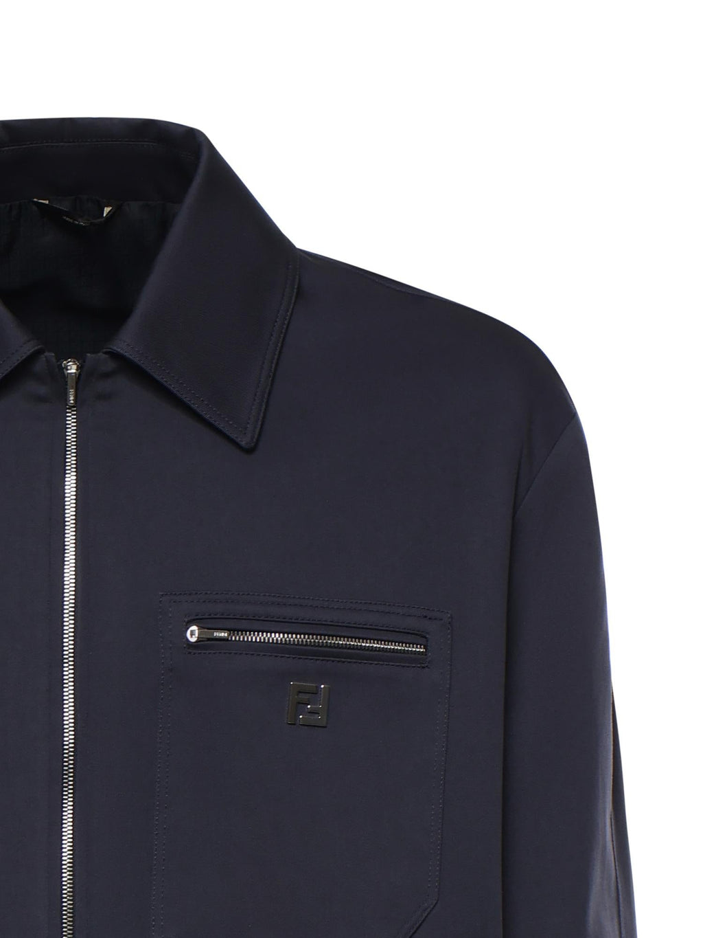 Blouson In Gabardine Con Logo Fendi оригінал – Купити в Україні – вид ззаду