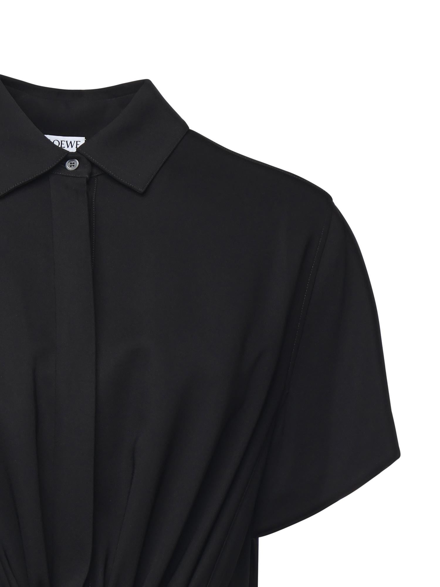 Оригінальна Abito Con Cintura In Viscosa Stretch Loewe – вид ззаду