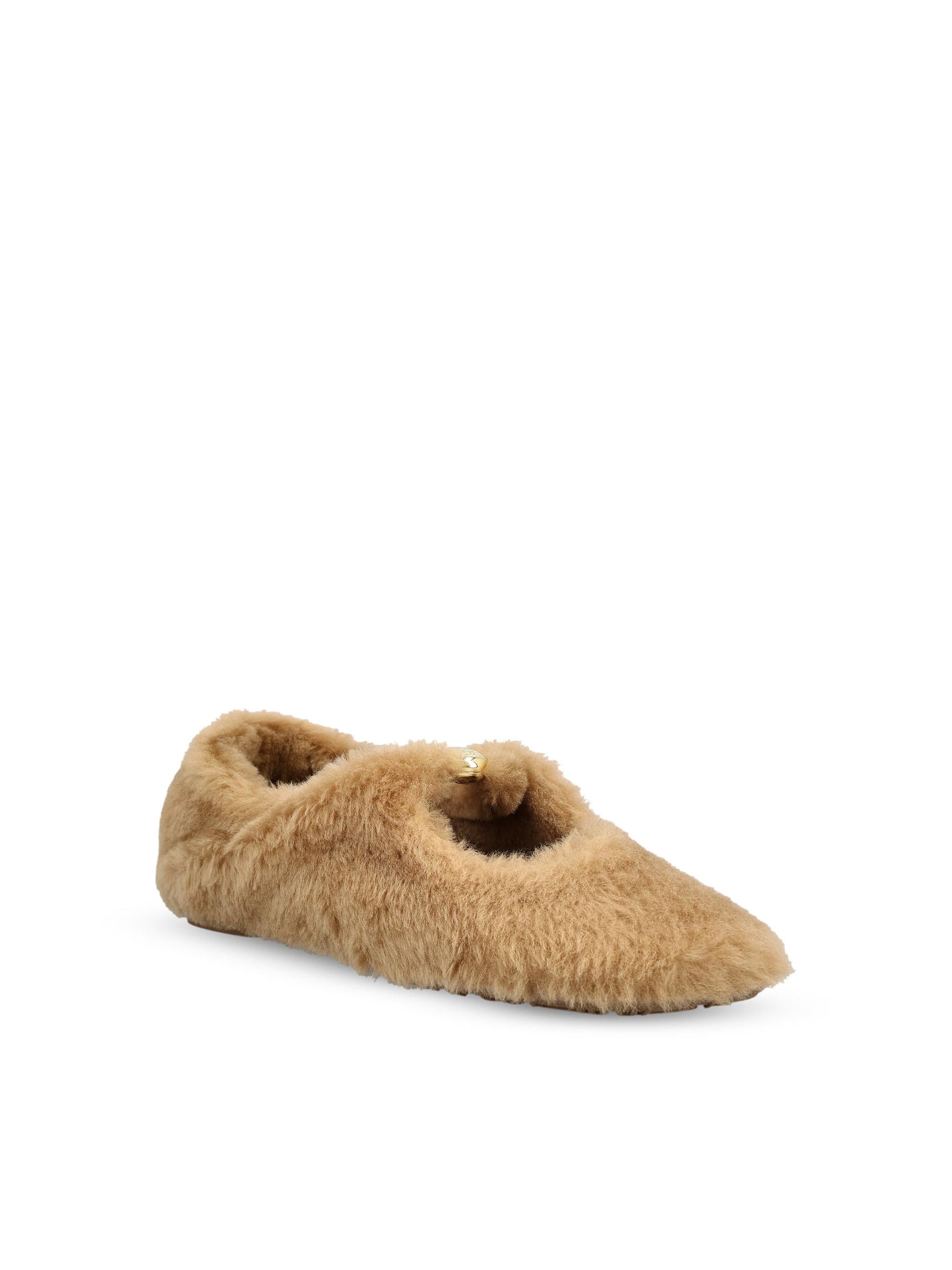Оригінальна Pebble Soft Ballerina In Shearling Loewe – вид ззаду