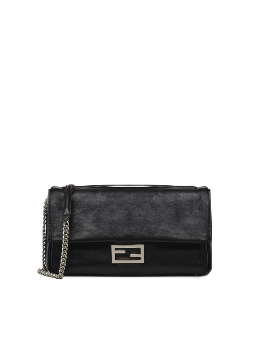 Оригінальна Borsa Baguette Chain Large In Pelle Fendi – боковий вид