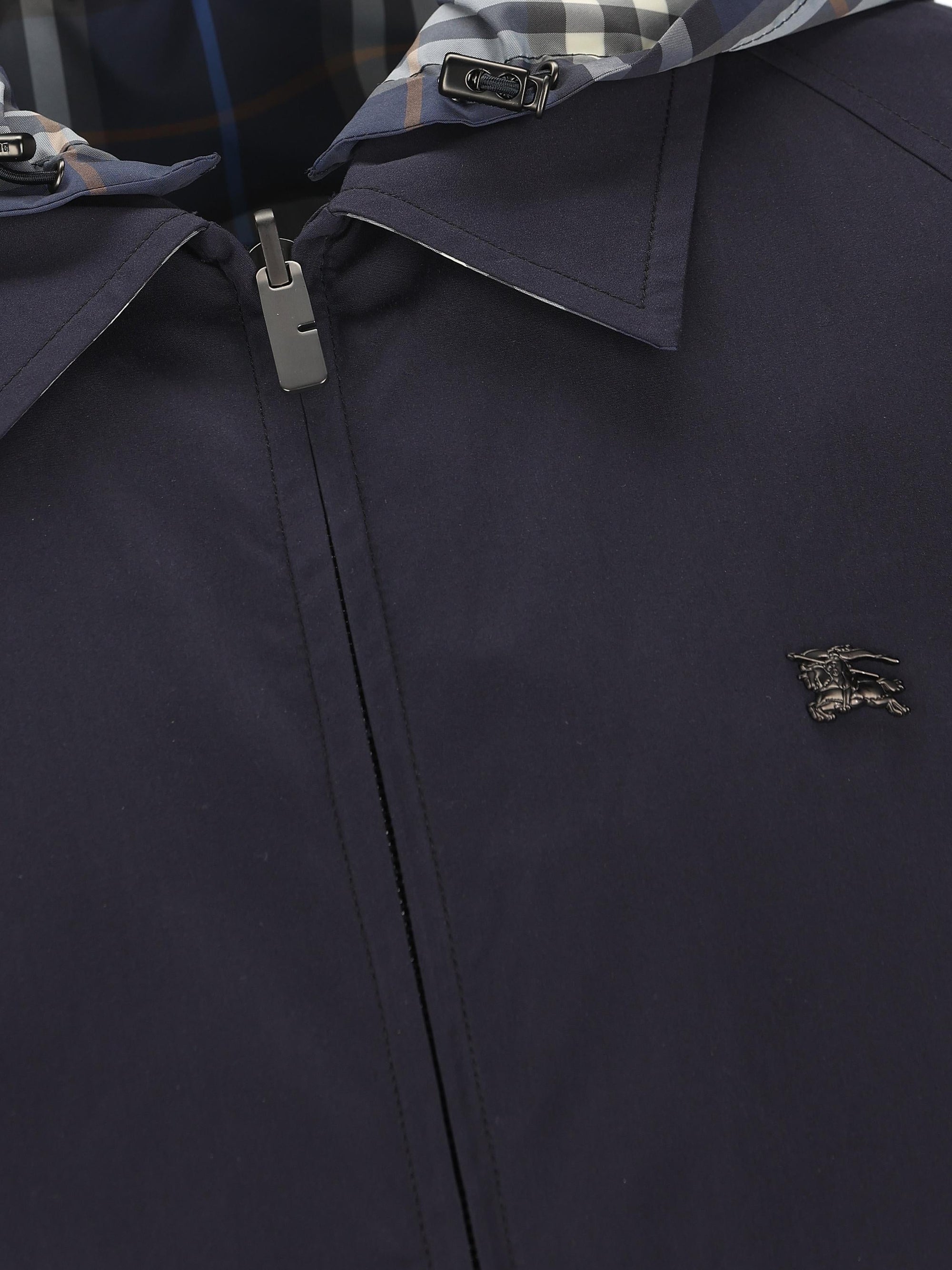 Giacca Reversibile In Cotone Check Burberry – Гарантія оригінальності – детальний вид
