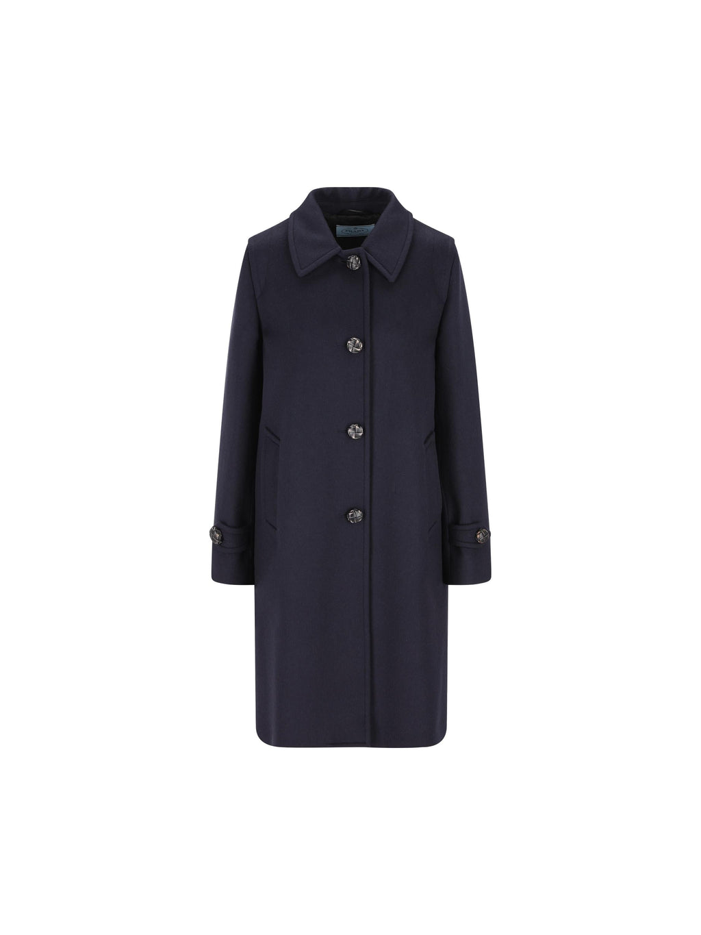 Wool Coat Prada – Гарантія оригінальності – боковий вид