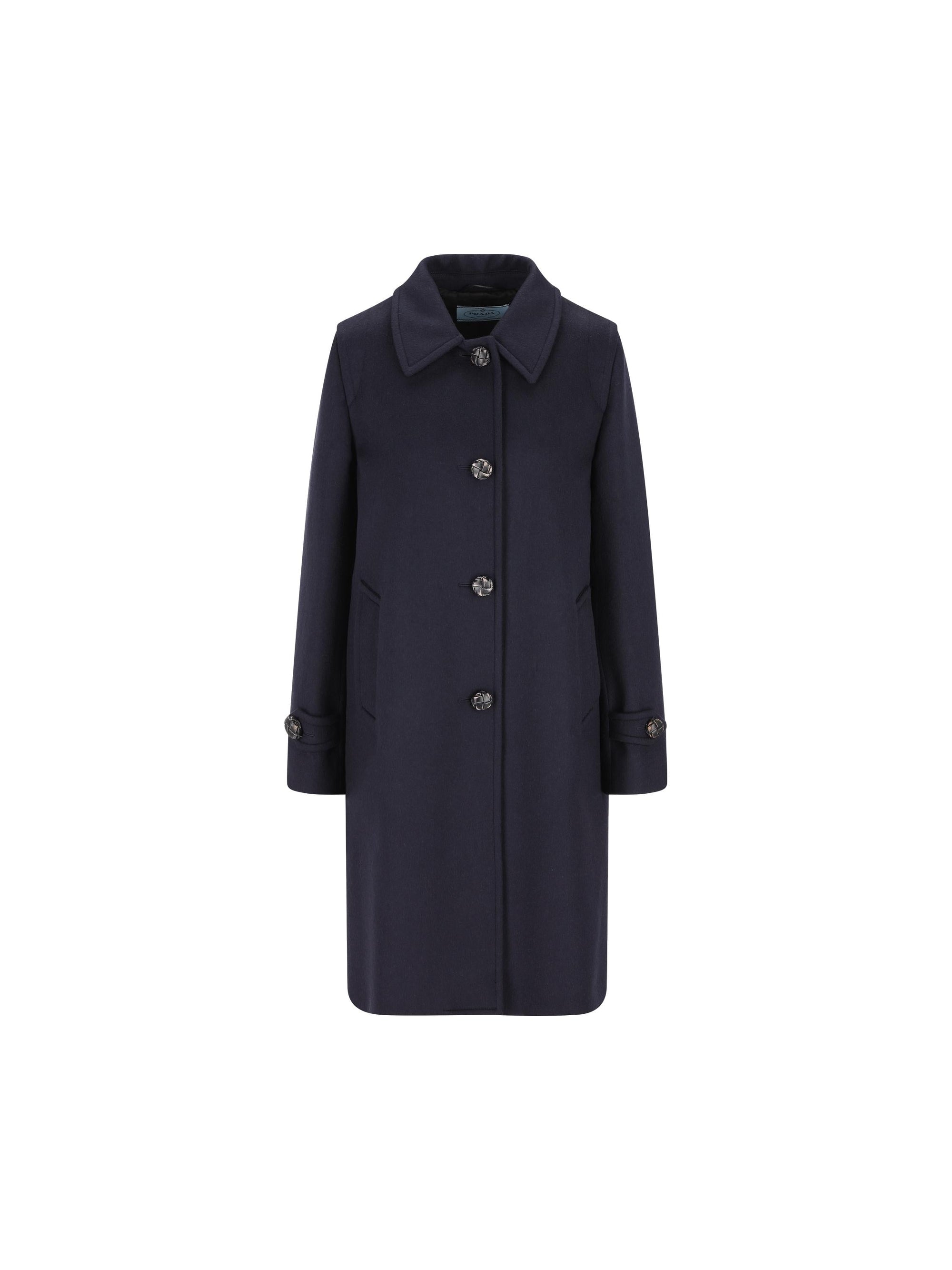 Wool Coat Prada – Гарантія оригінальності – боковий вид