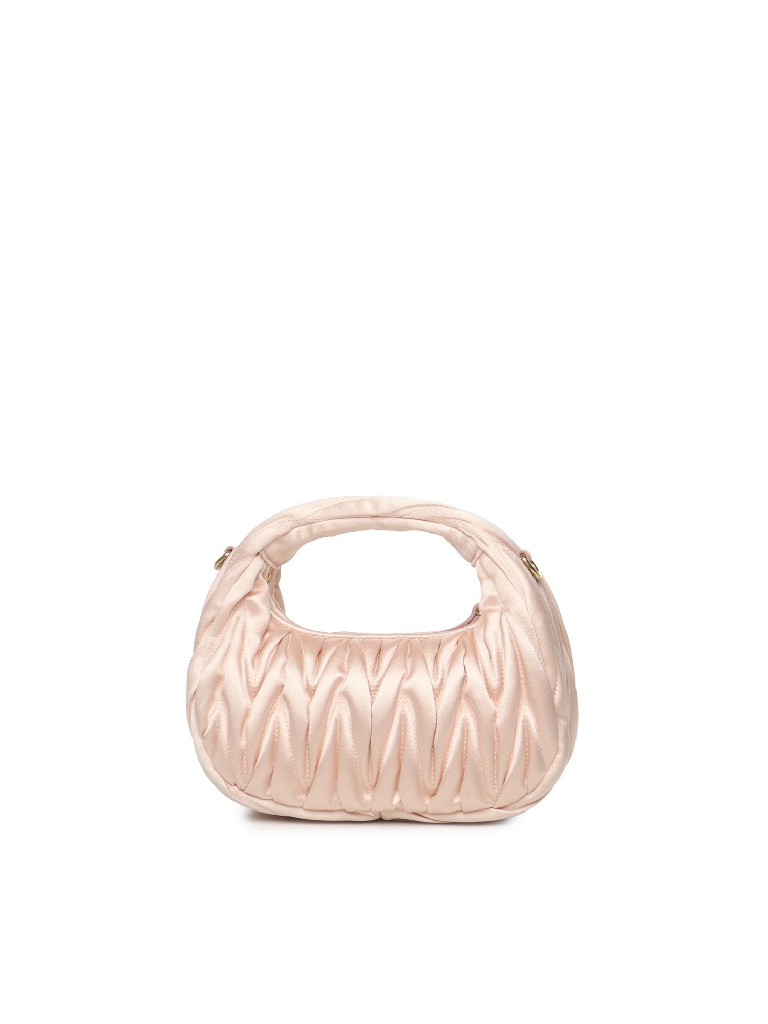 Mini Bag Wander In Raso Trapuntato Miu miu – Гарантія оригінальності – детальний вид