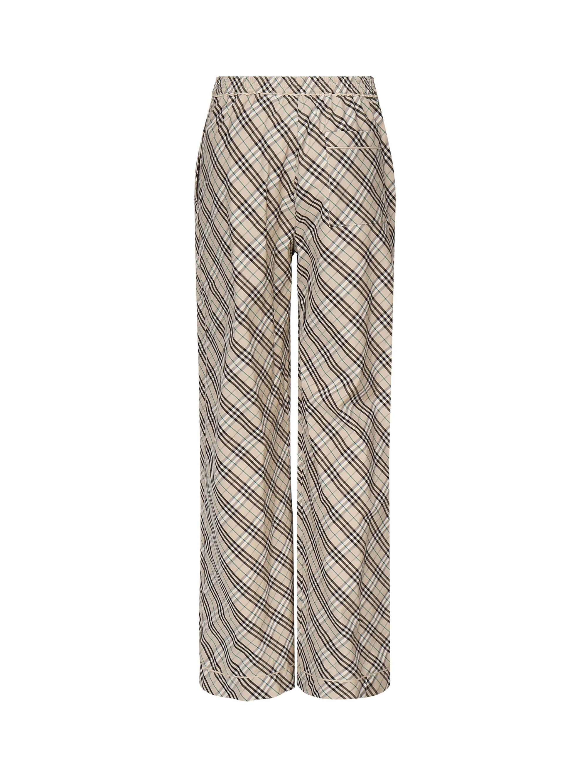 Pantaloni A Quadri Burberry – Гарантія оригінальності – детальний вид