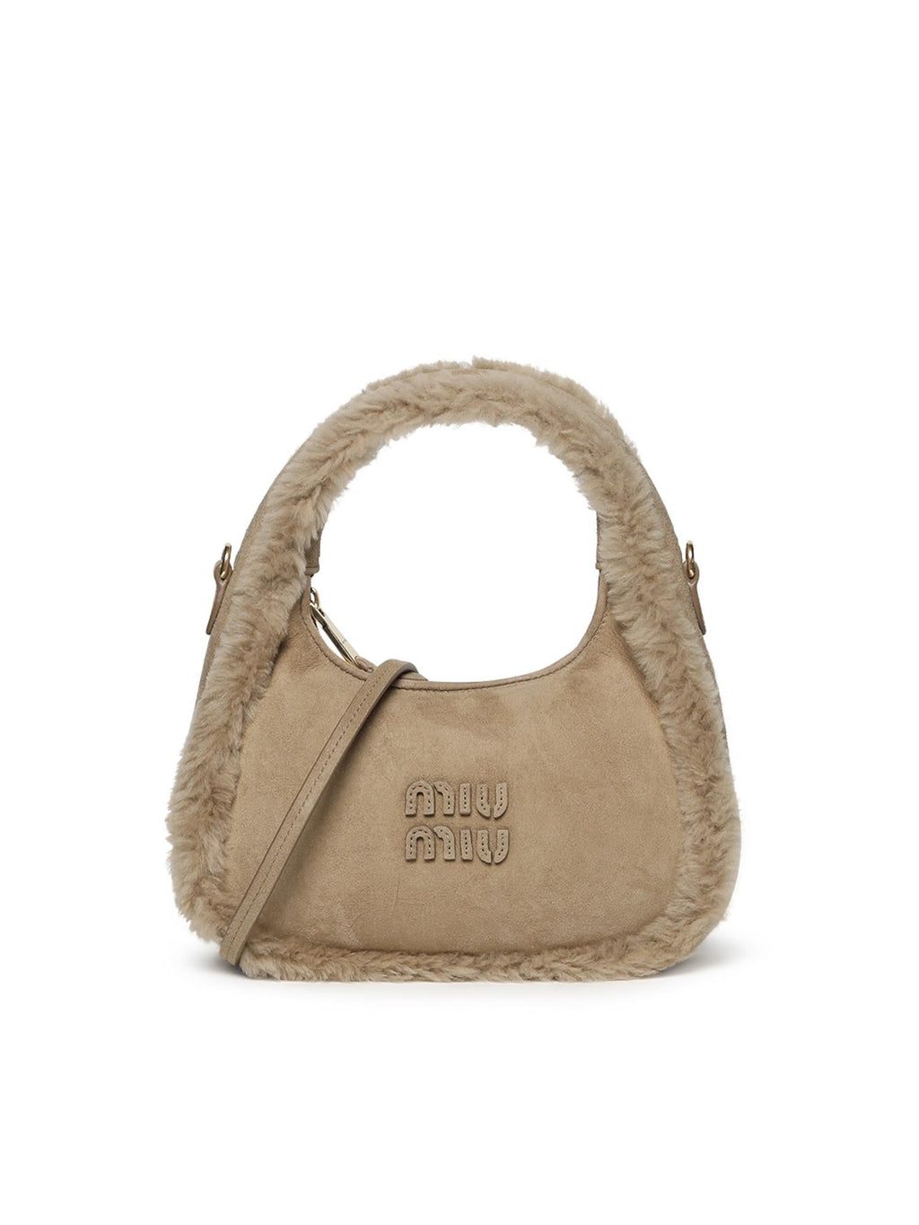 Borsa Wander In Montone Miu miu – Гарантія оригінальності – боковий вид