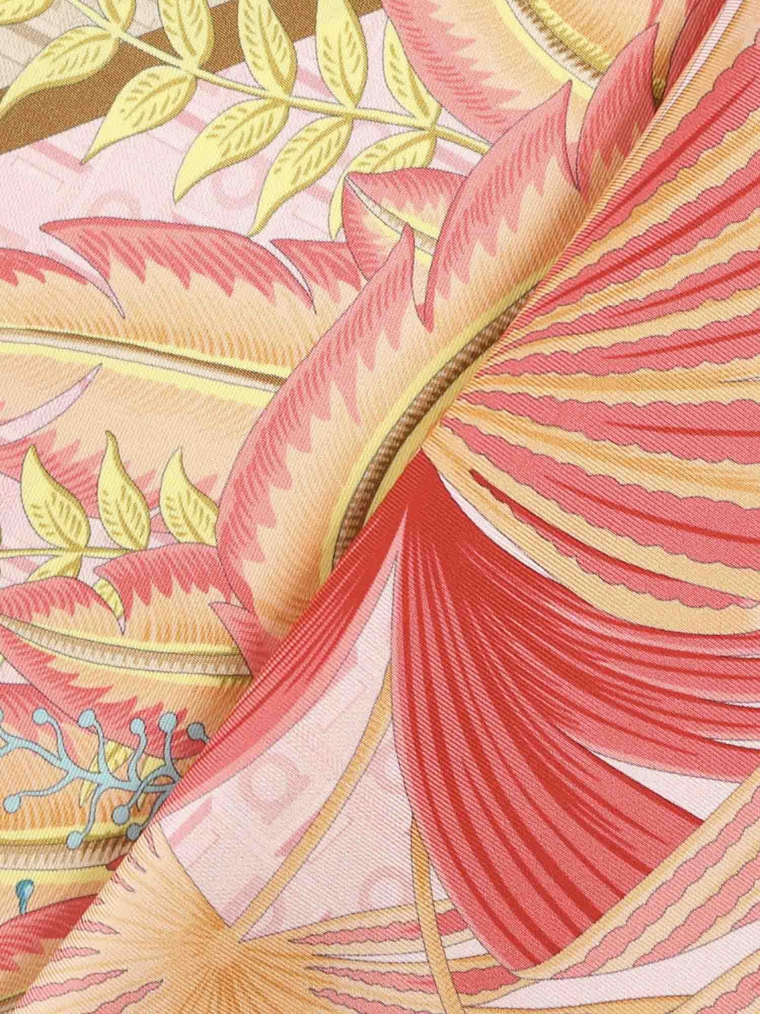 Foulard In Seta Con Stampa Salvatore ferragamo – Гарантія оригінальності – вид ззаду