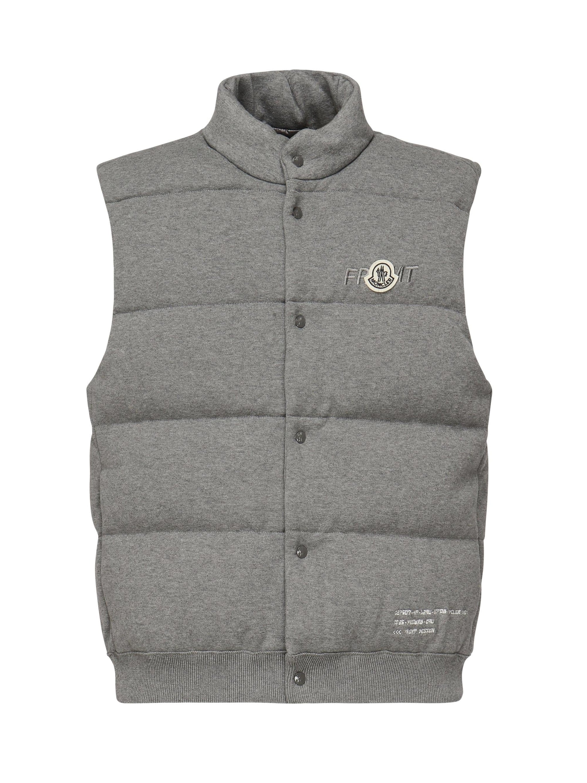 Gilet In Cotone Imbottito Moncler X Frgmt Moncler – Гарантія оригінальності – боковий вид