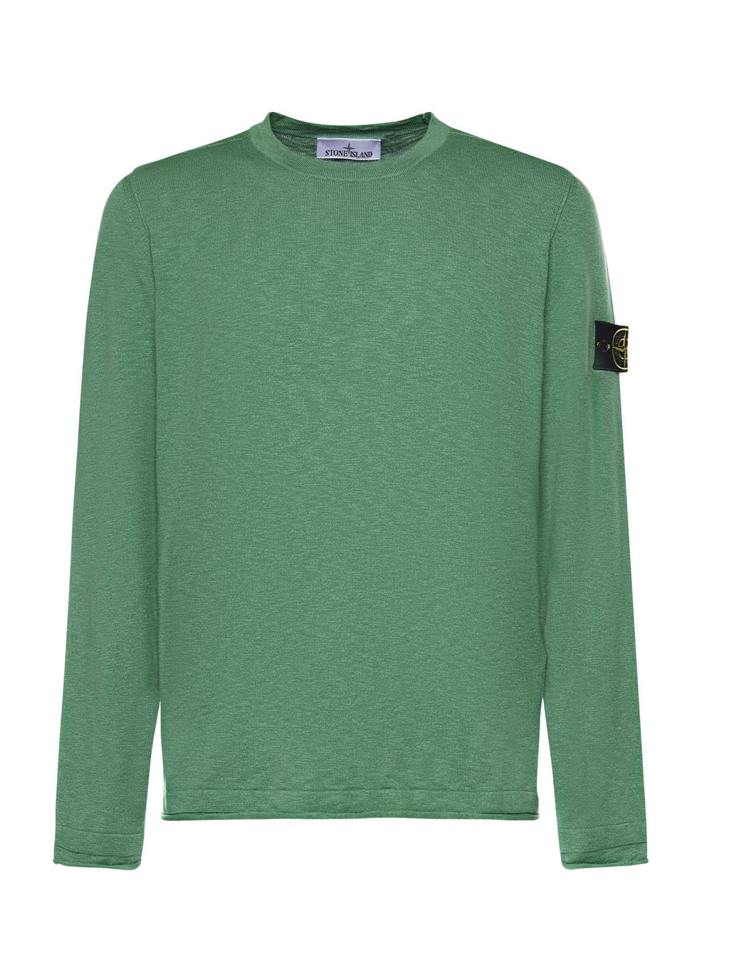 Оригінальна Maglione In Cotone E Nylon Con Logo Stone island – боковий вид