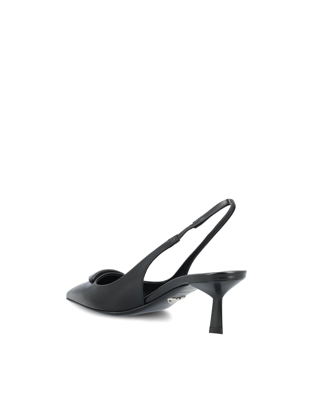 Оригінальна Slingback Pumps Crafted In Leather Prada – детальний вид
