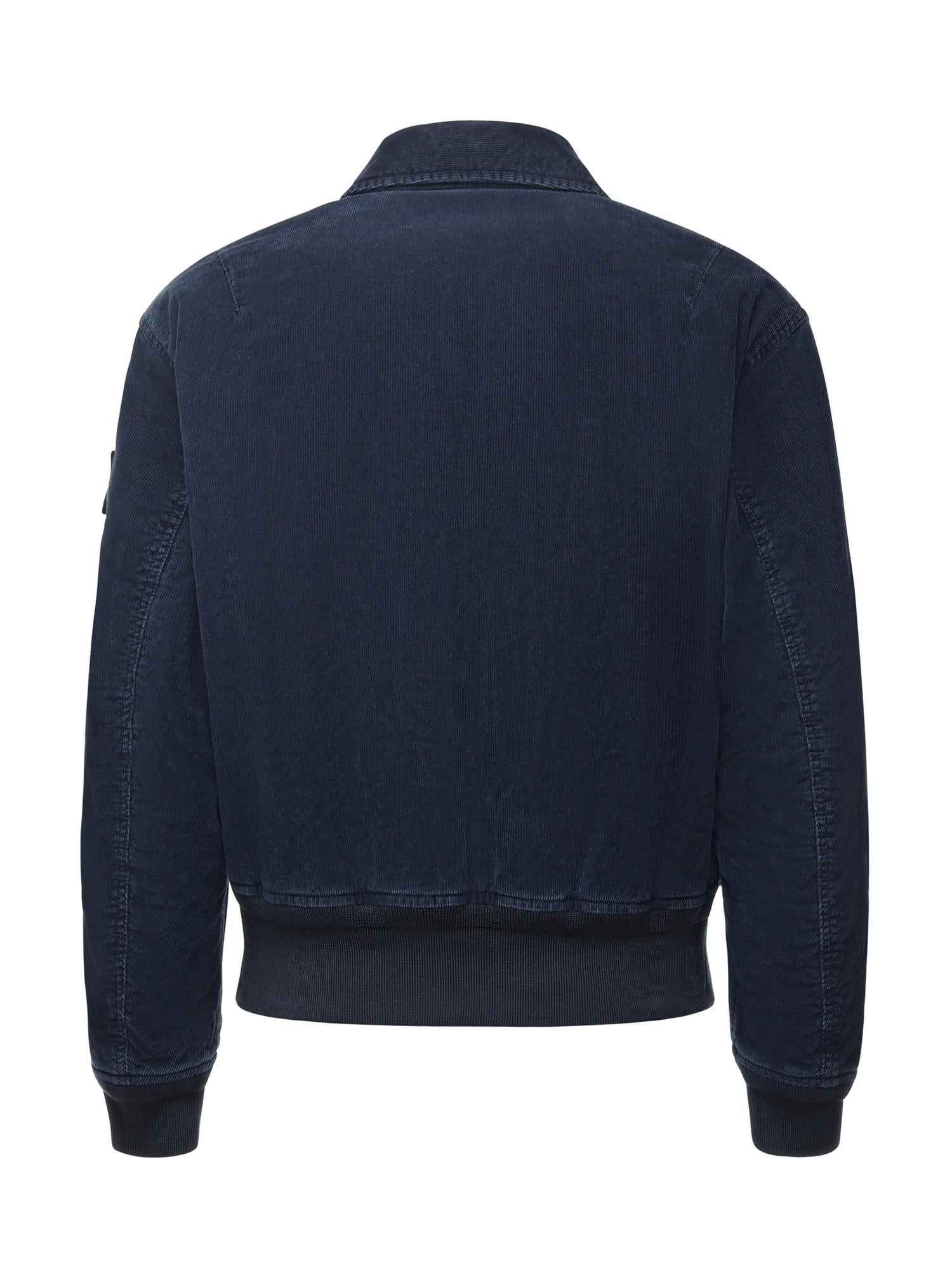 Bomber In Velluto A Costine Con Logo Stone island оригінал – Купити в Україні – детальний вид