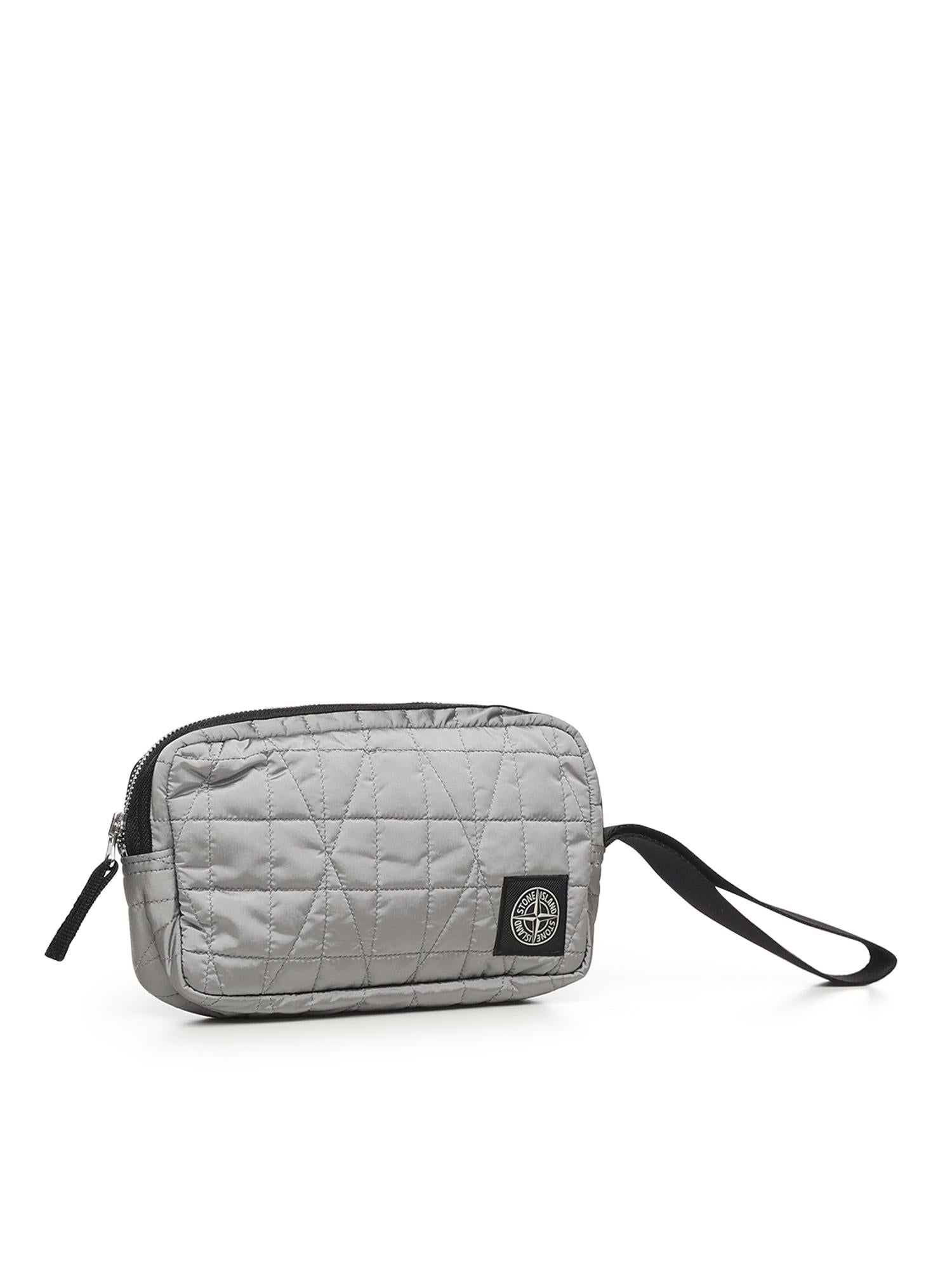Pochette In Nylon Metal Con Logo Stone island оригінал – Купити в Україні – вид ззаду