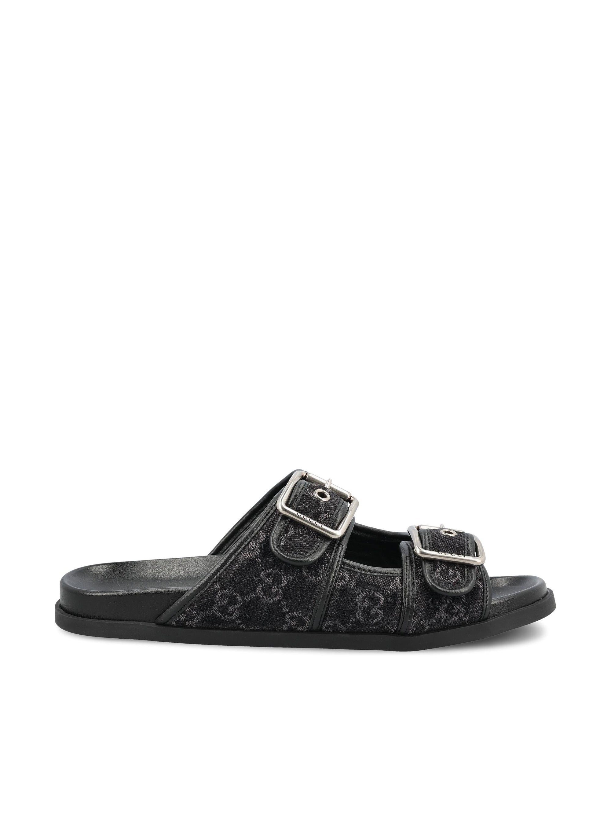 Slide Sandal With Buckles Gucci – Гарантія оригінальності – боковий вид