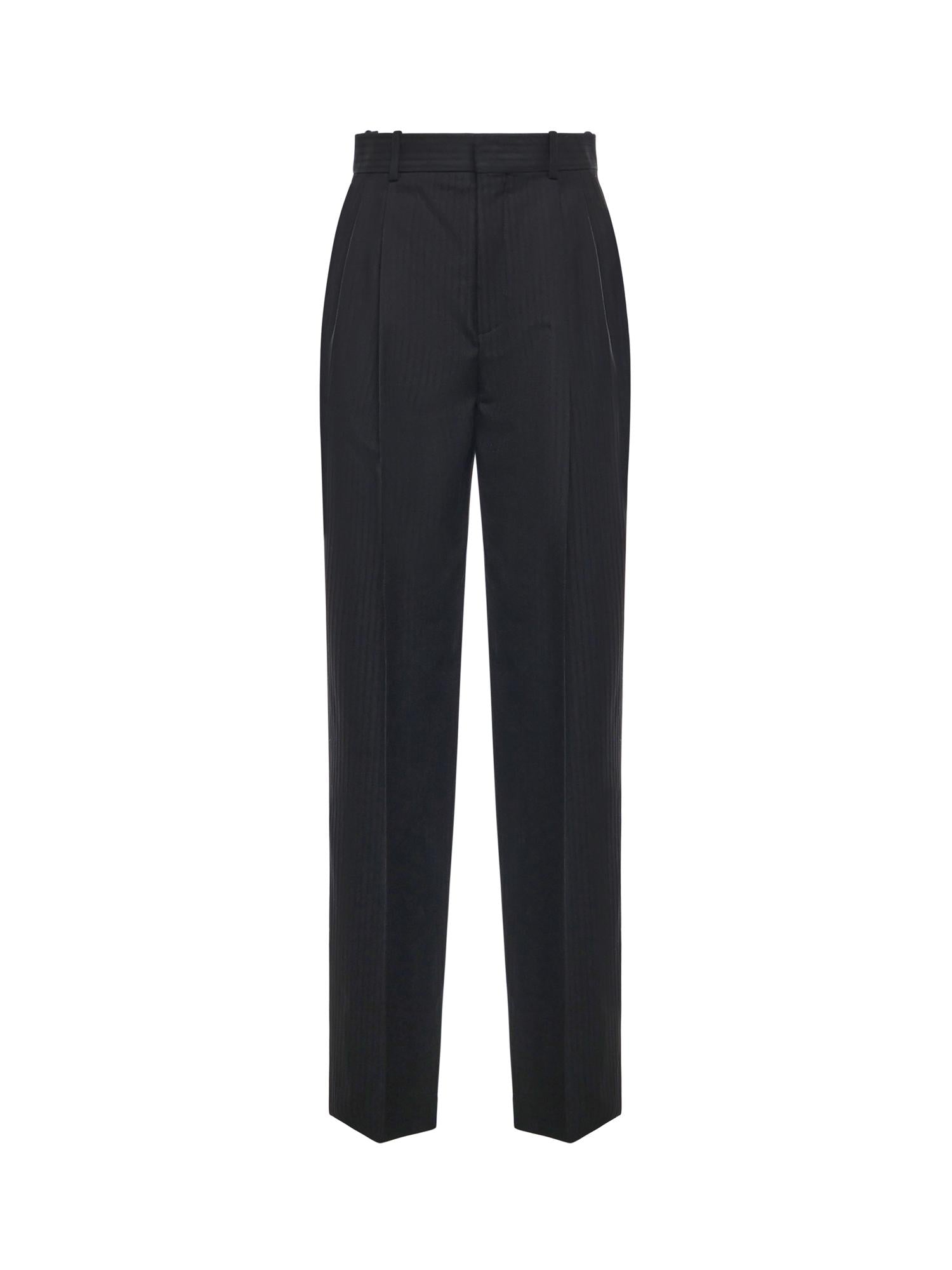 Pantaloni Sartoriali In Lana Chloe – Гарантія оригінальності – боковий вид