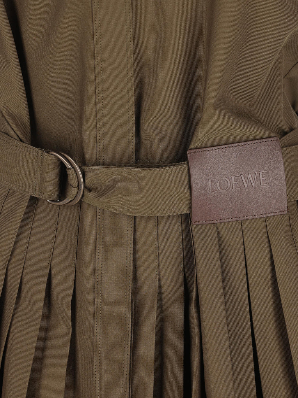 Pleated Cotton Dress Loewe – Гарантія оригінальності – збільшений вид
