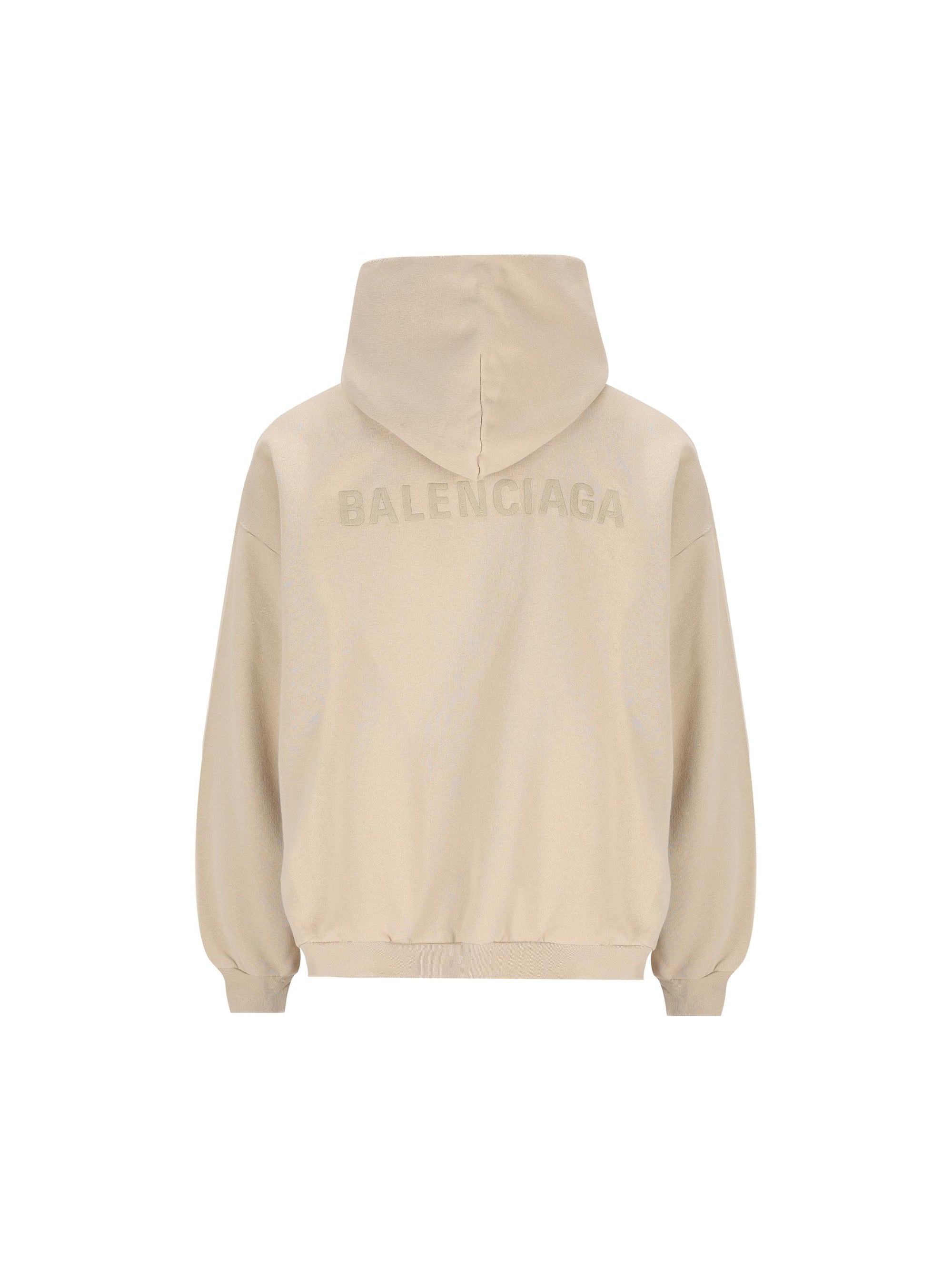 Cotton Sweatshirt Balenciaga – Гарантія оригінальності – вид ззаду - BALENCIAGA