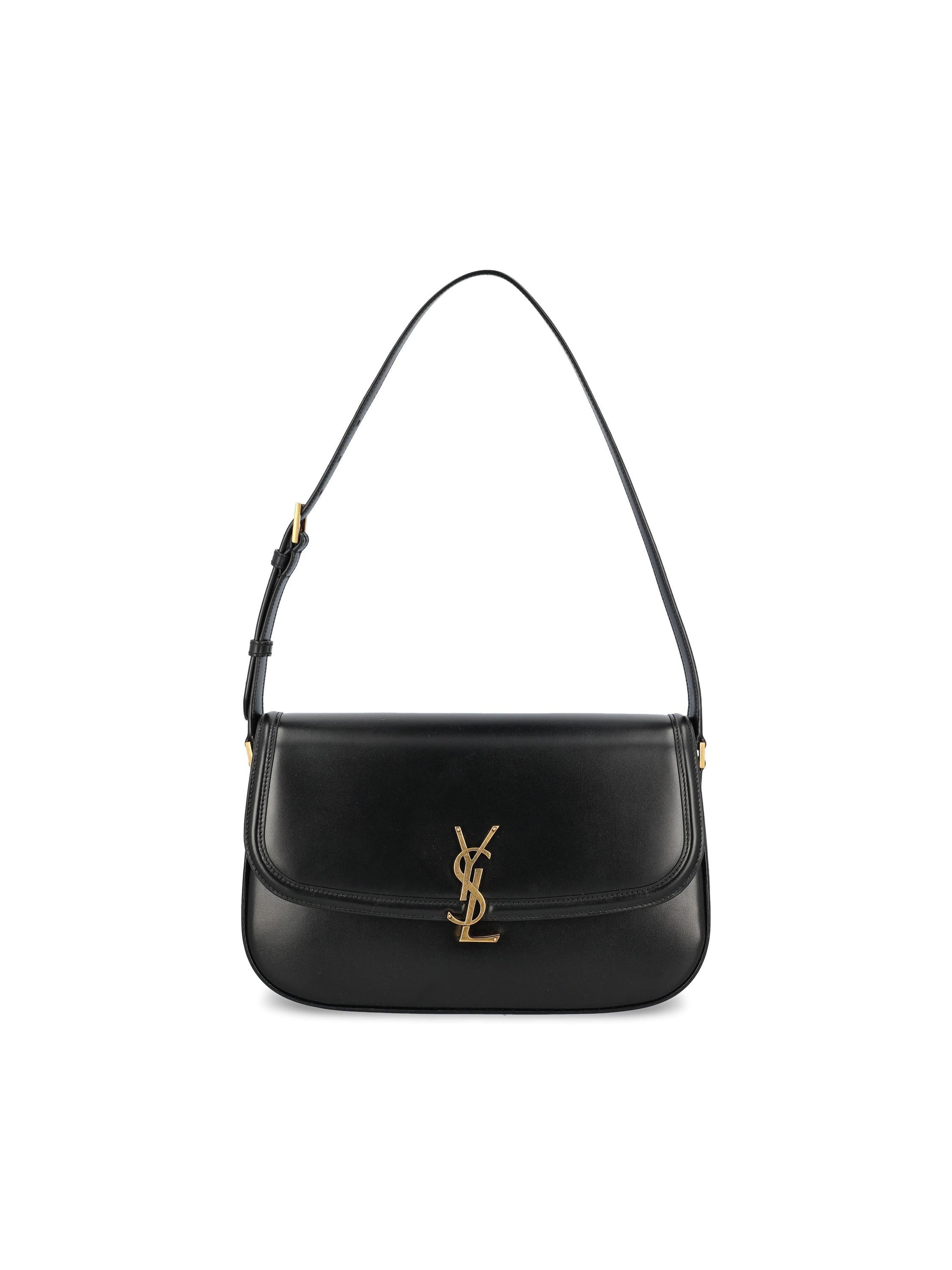 Large Solferino Leather Bag Saint laurent – Гарантія оригінальності – боковий вид