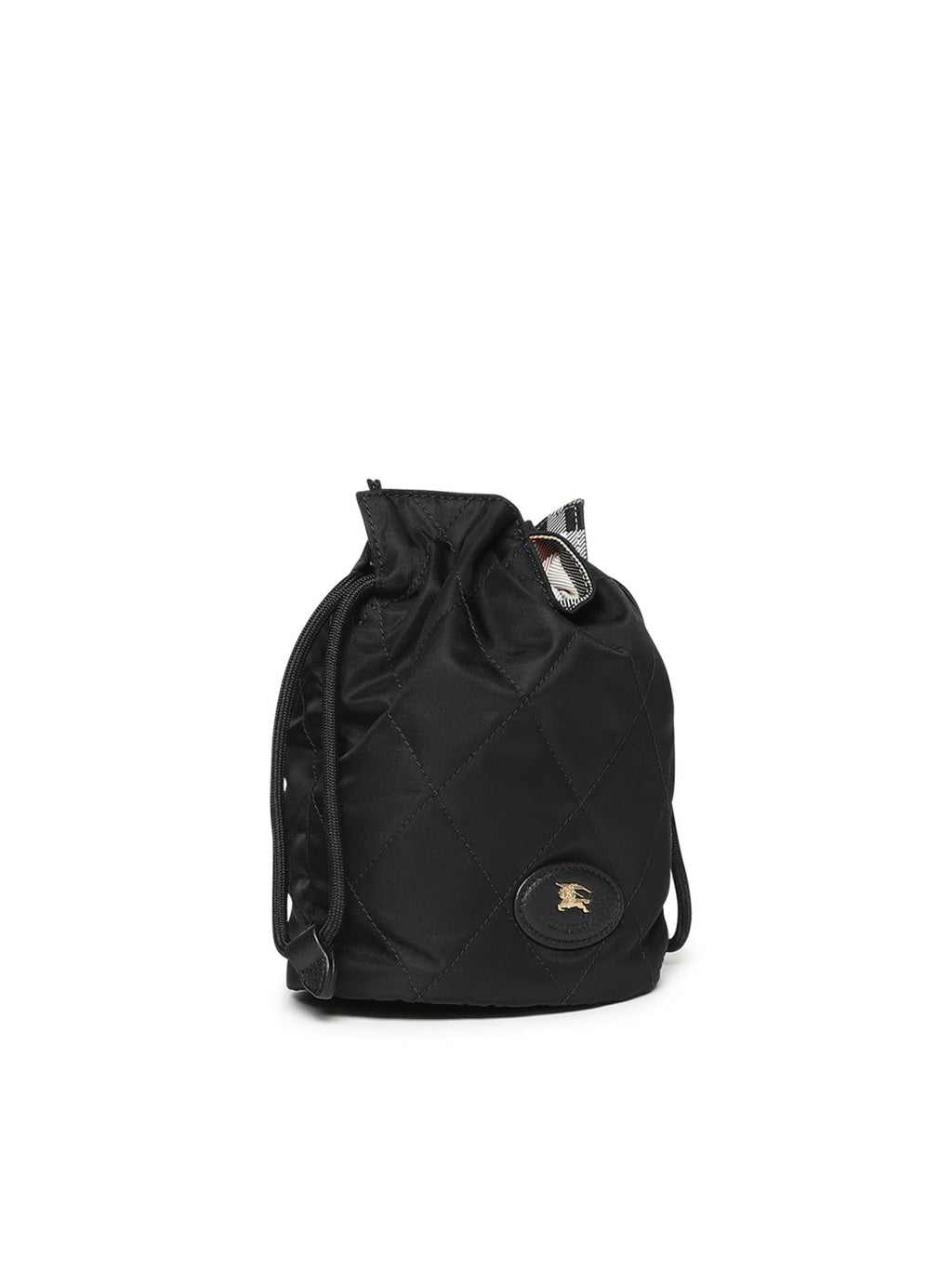 Mini Bag Horseshoe In Nylon Burberry оригінал – Купити в Україні – вид ззаду