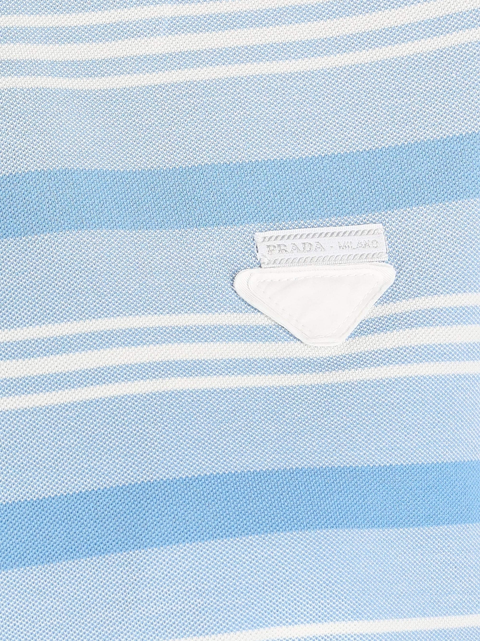 Cotton Polo Shirt Prada – Гарантія оригінальності – збільшений вид
