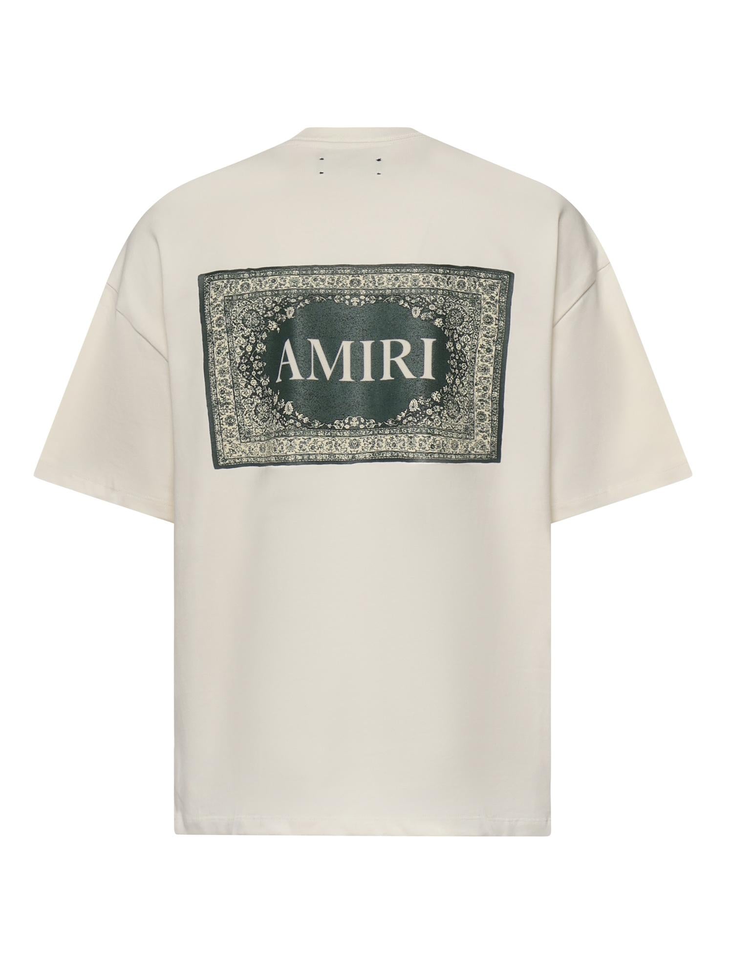 Оригінальна T-Shirt Chateau Crest In Cotone Amiri – детальний вид