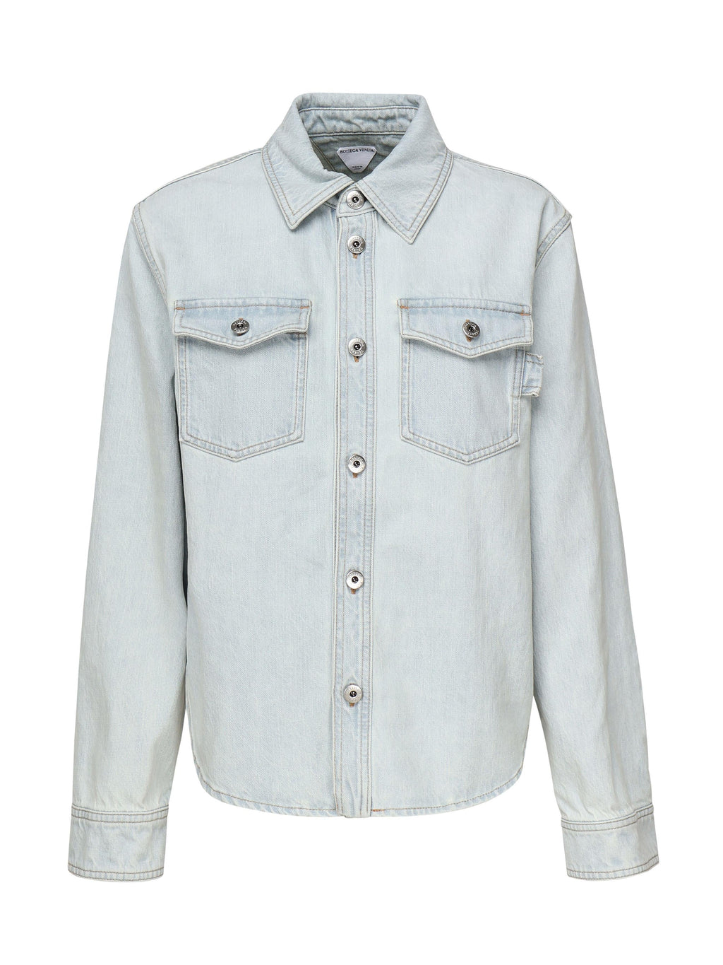 Оригінальна Camicia In Denim Extra Bleach Bottega veneta – боковий вид