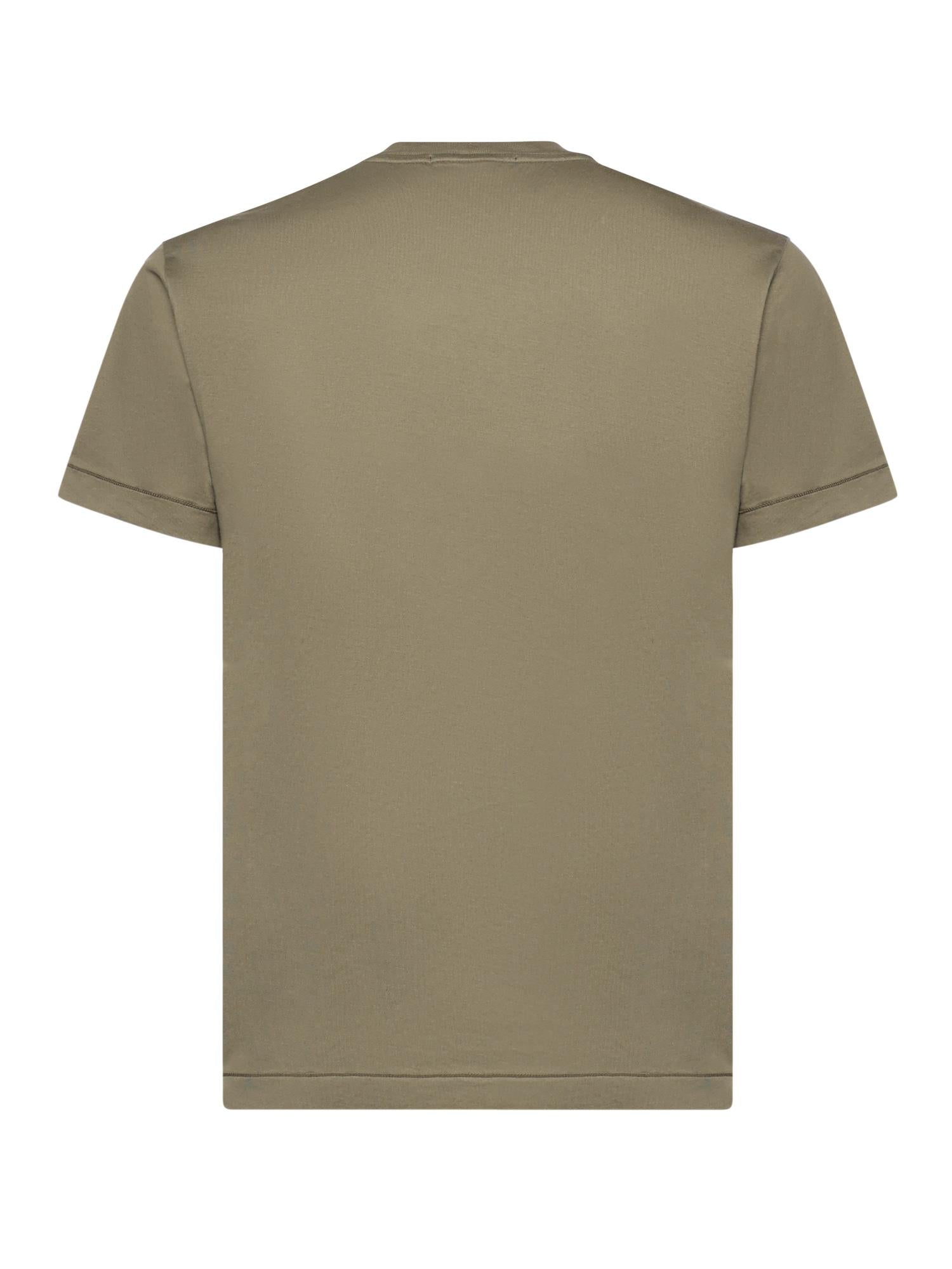Оригінальна T-Shirt Con Patch Compass In Jersey DI Cotone Stone island – детальний вид