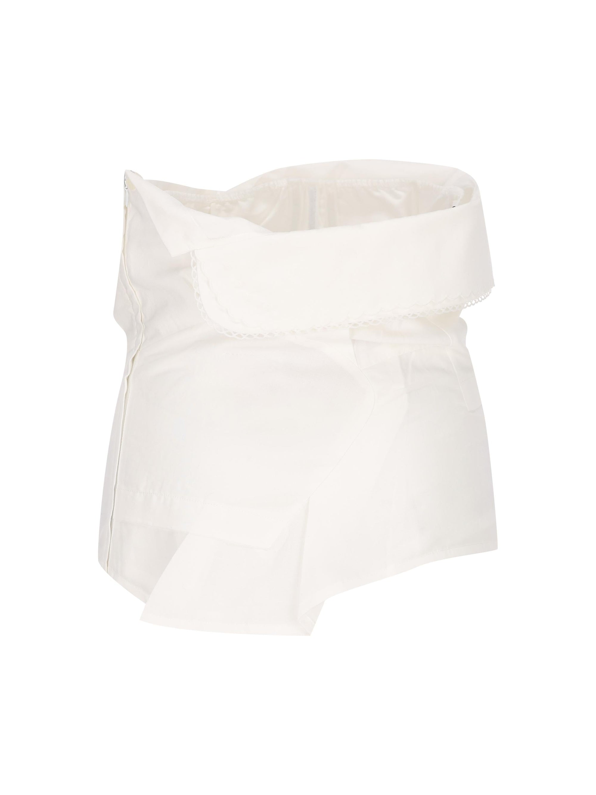 Оригінальна Cotton Poplin Top Miu miu – вид ззаду