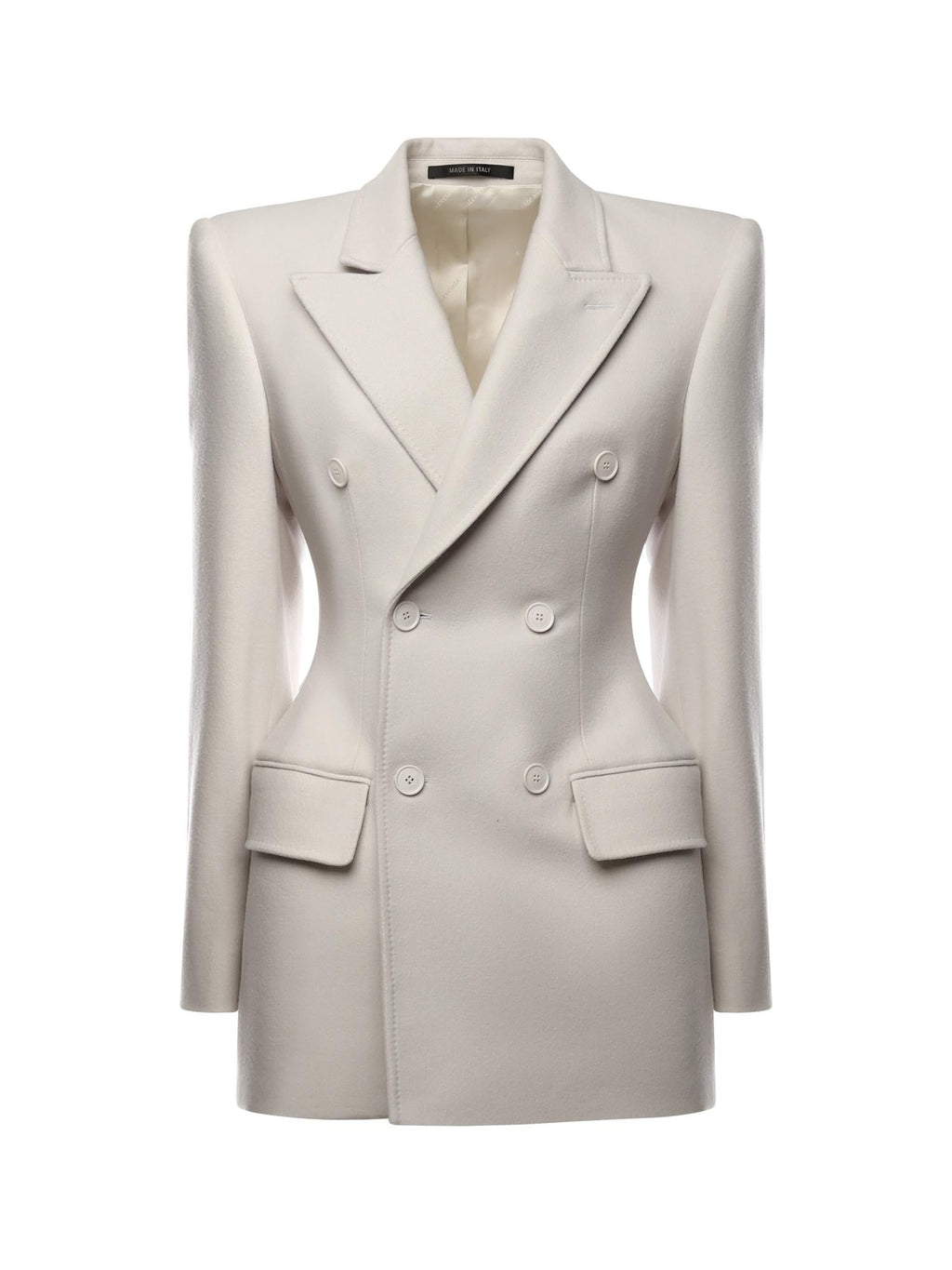 Giacca Hourglass In Cashmere Balenciaga оригінал – Купити в Україні – боковий вид