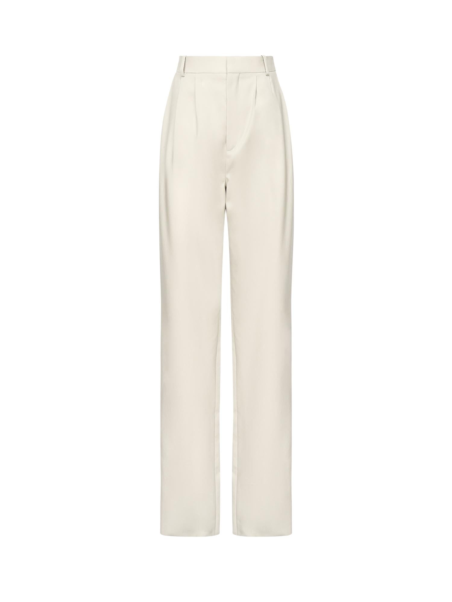 Pantaloni In Lana Leggera Saint laurent – Гарантія оригінальності – боковий вид