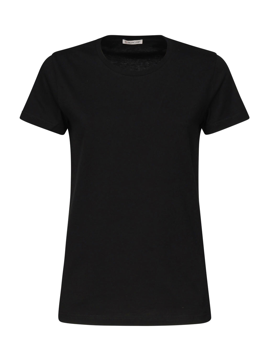T-Shirt In Jersey DI Cotone Con Patch Logato Moncler оригінал – Купити в Україні – боковий вид