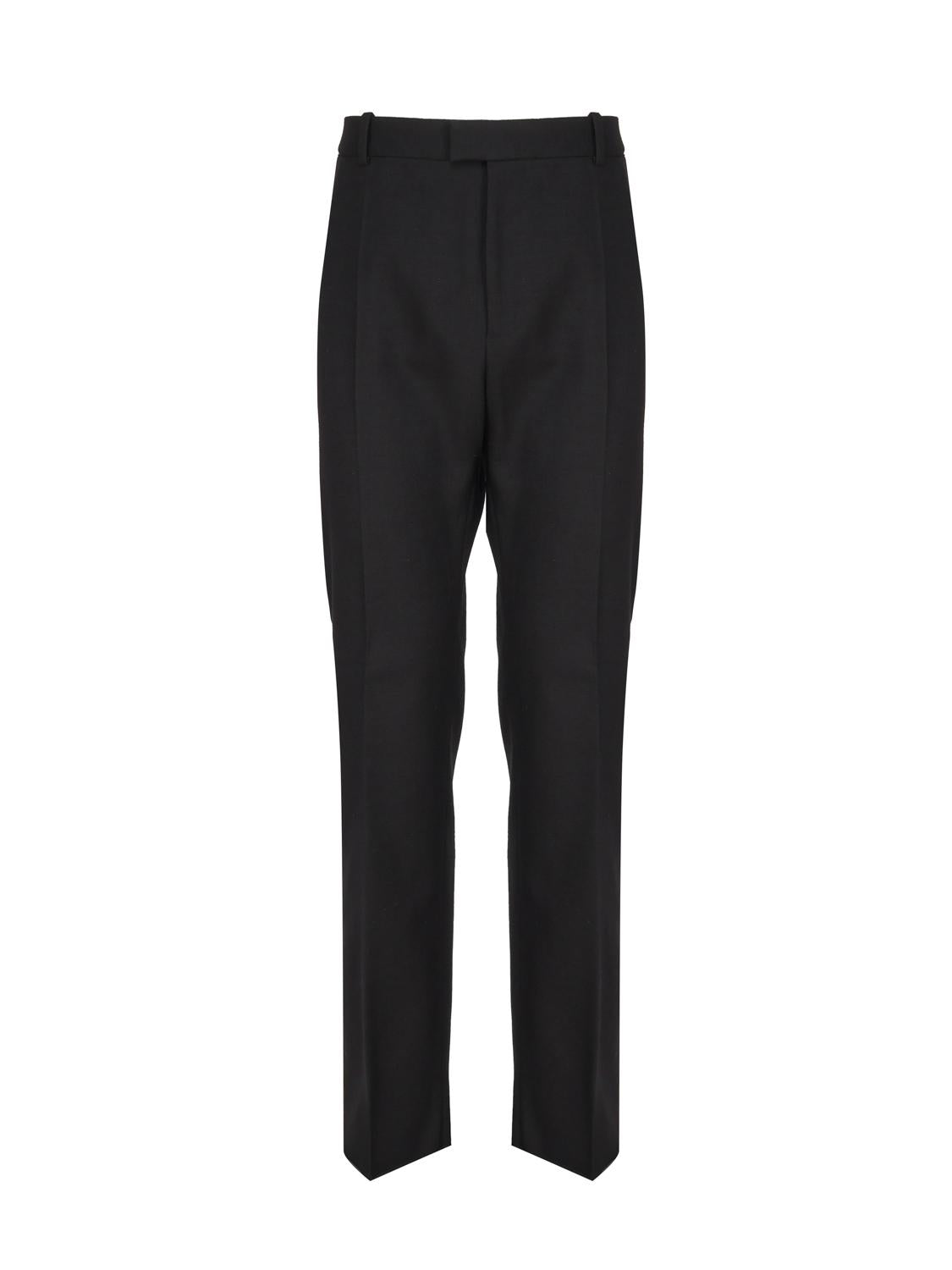 Pantaloni In Cotone Strutturato Bottega veneta – Гарантія оригінальності – боковий вид