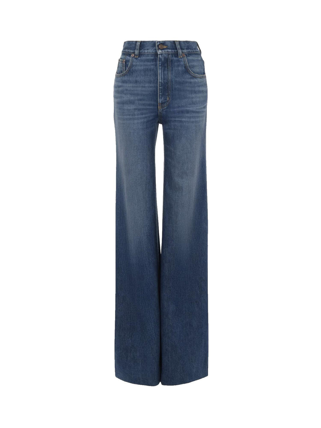 Jeans Flare A Vita Alta In Denim Chloe – Гарантія оригінальності – боковий вид