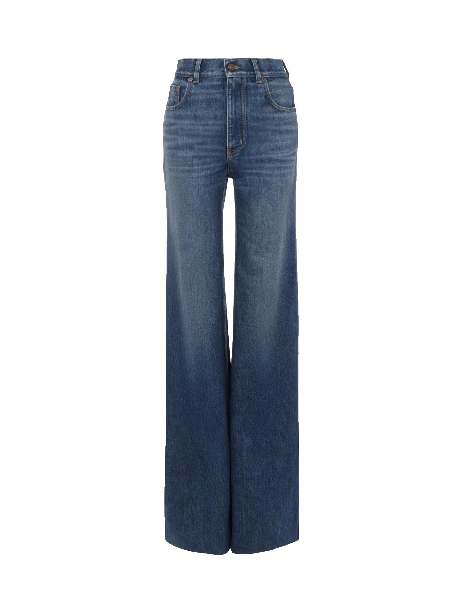 Jeans Flare A Vita Alta In Denim Chloe – Гарантія оригінальності – боковий вид