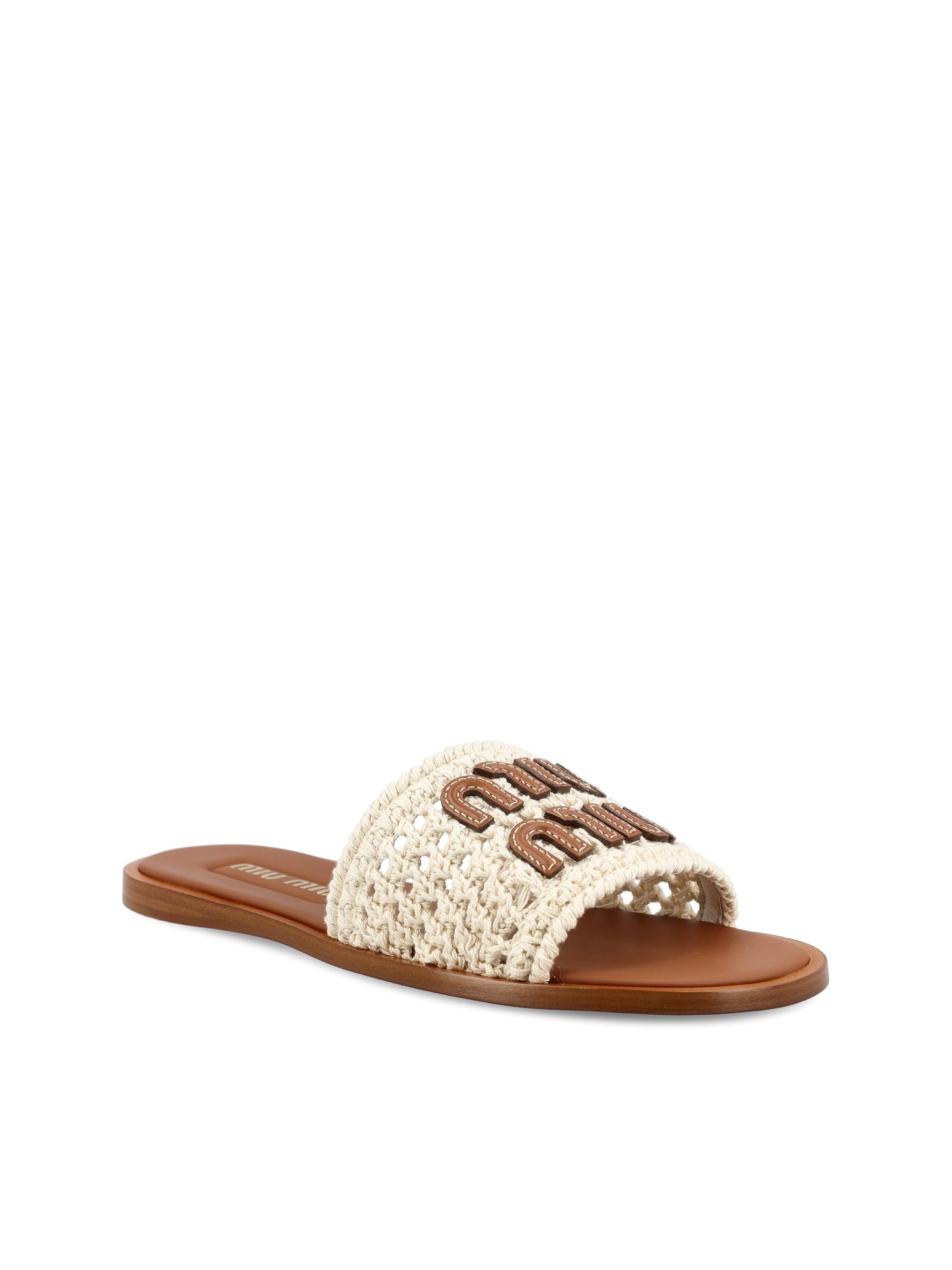 Crochet Sandal Miu miu оригінал – Купити в Україні – вид ззаду