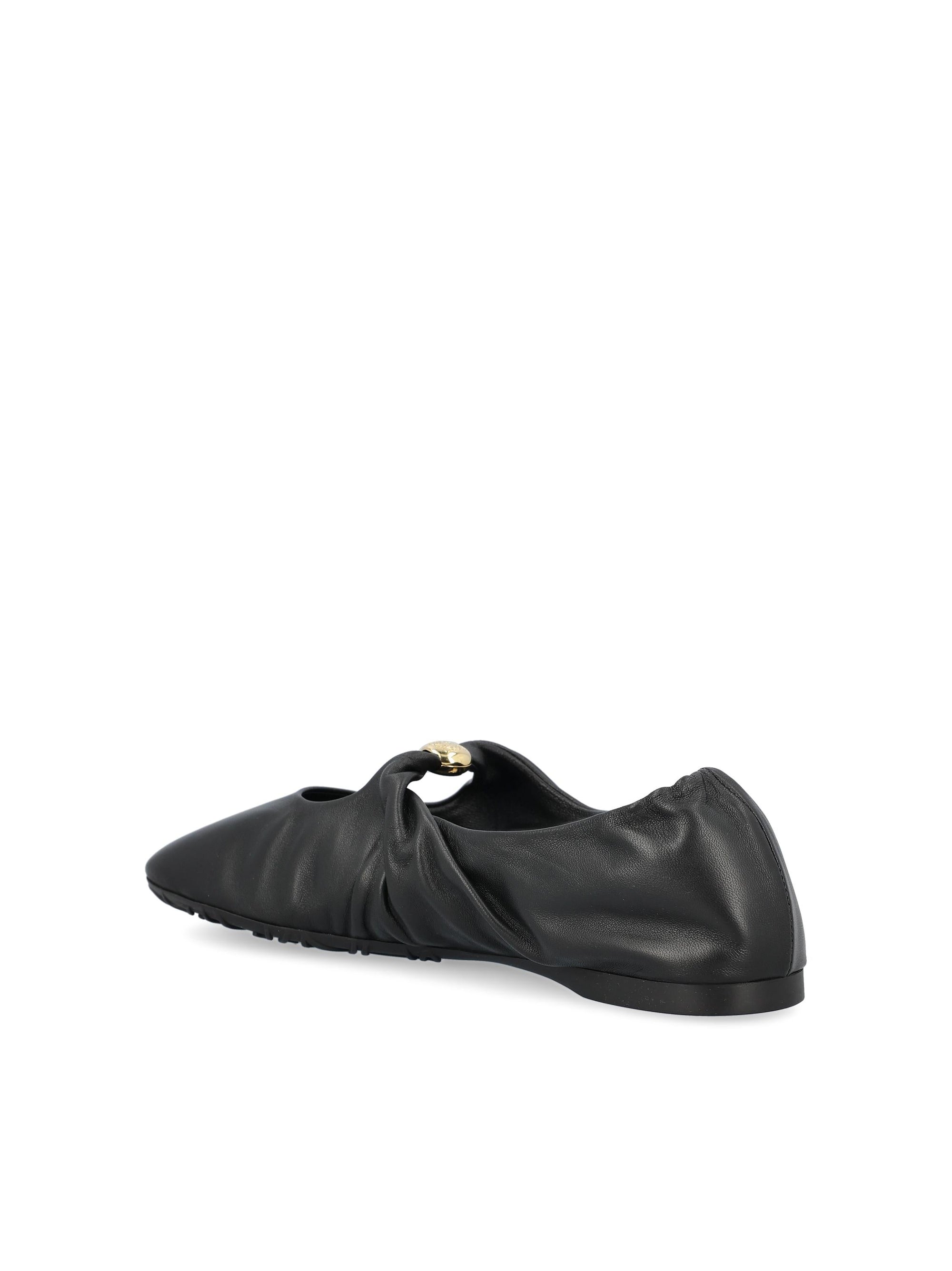 Оригінальна Pebble Soft Ballerina In Leather Loewe – детальний вид