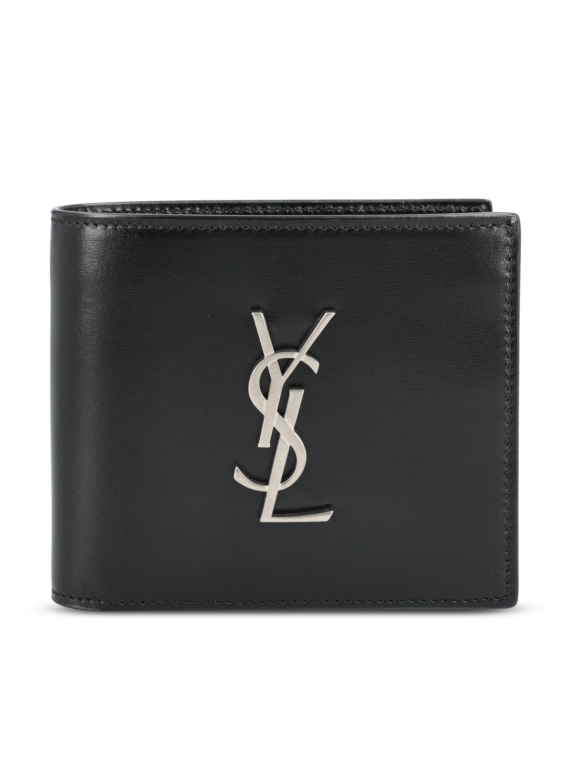 Оригінальна Cassandre Leather Wallet Saint laurent – боковий вид