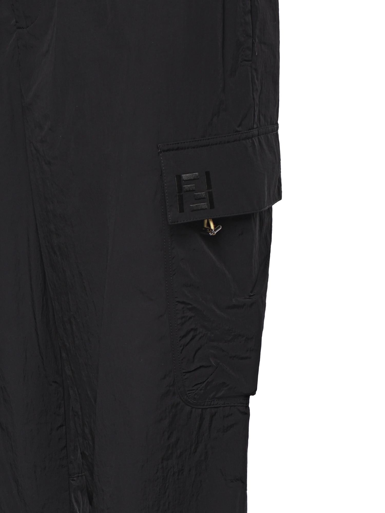 Pantaloni In Nylon Fendi – Гарантія оригінальності – вид ззаду