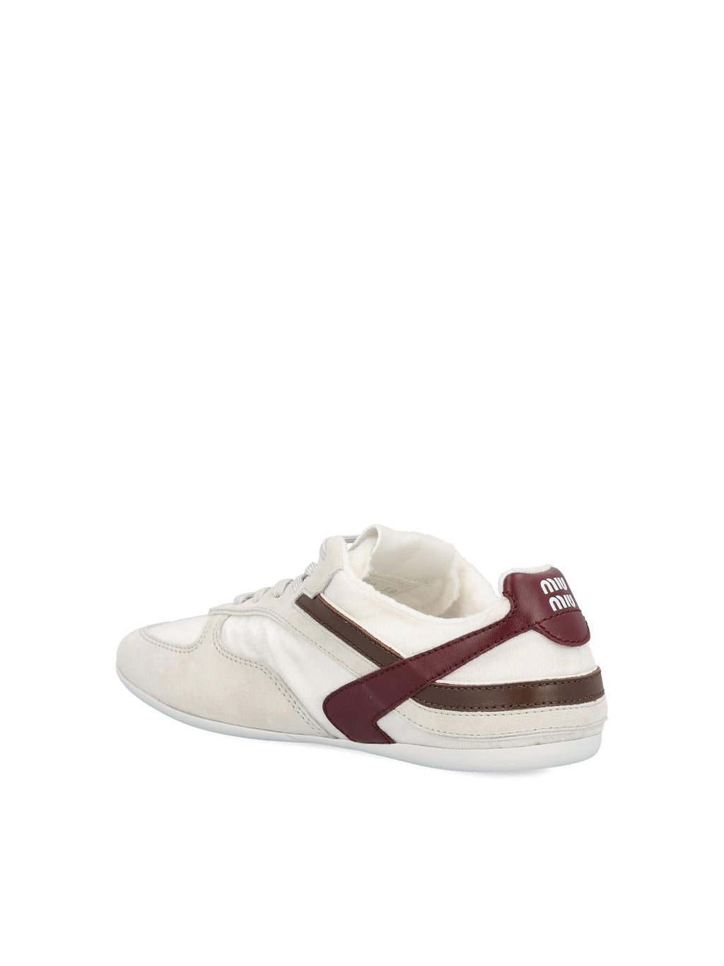 Оригінальна Gymnasium Sneakers In Fabric And Leather Miu miu – детальний вид